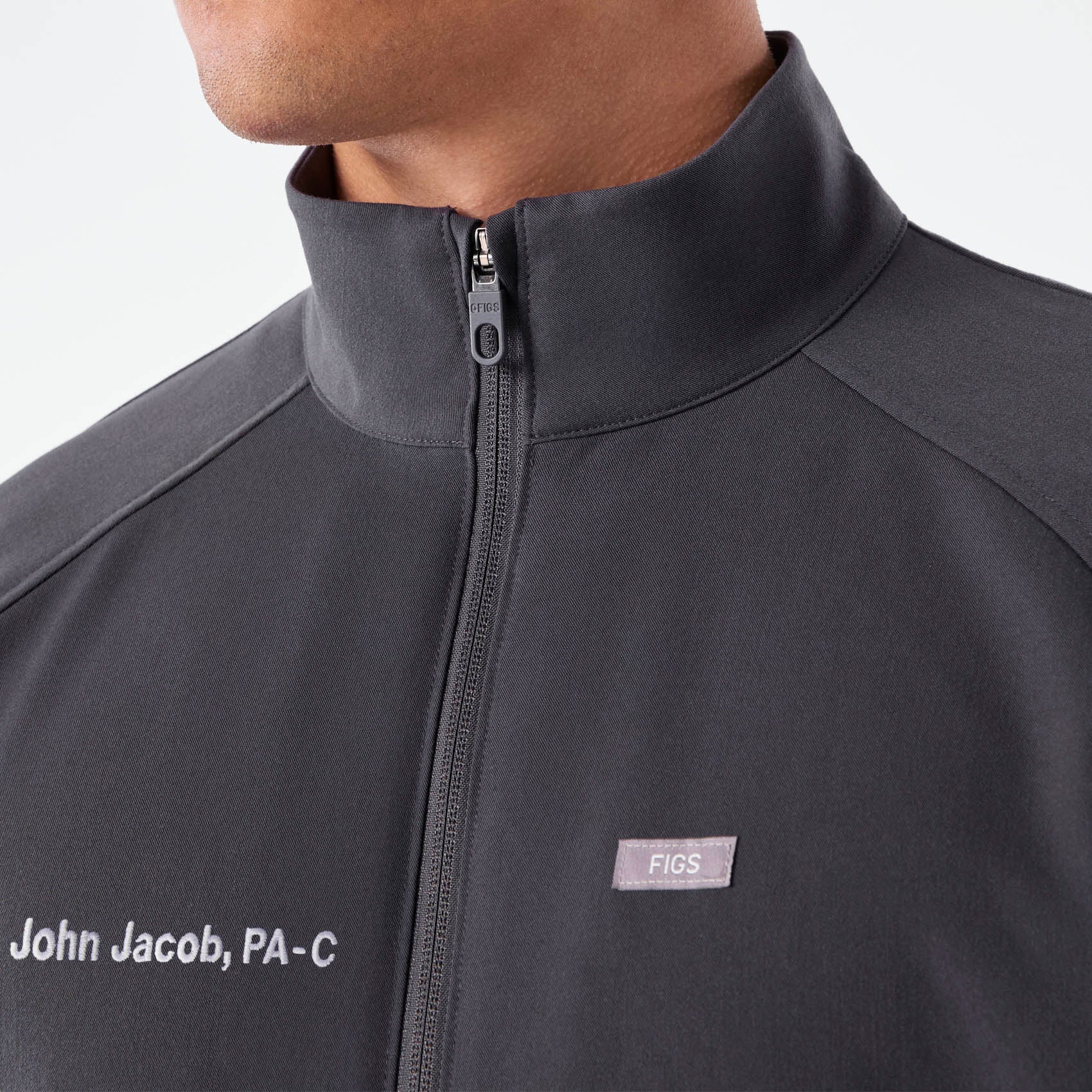 men's Charcoal Cobaki -  Scrub Jacket