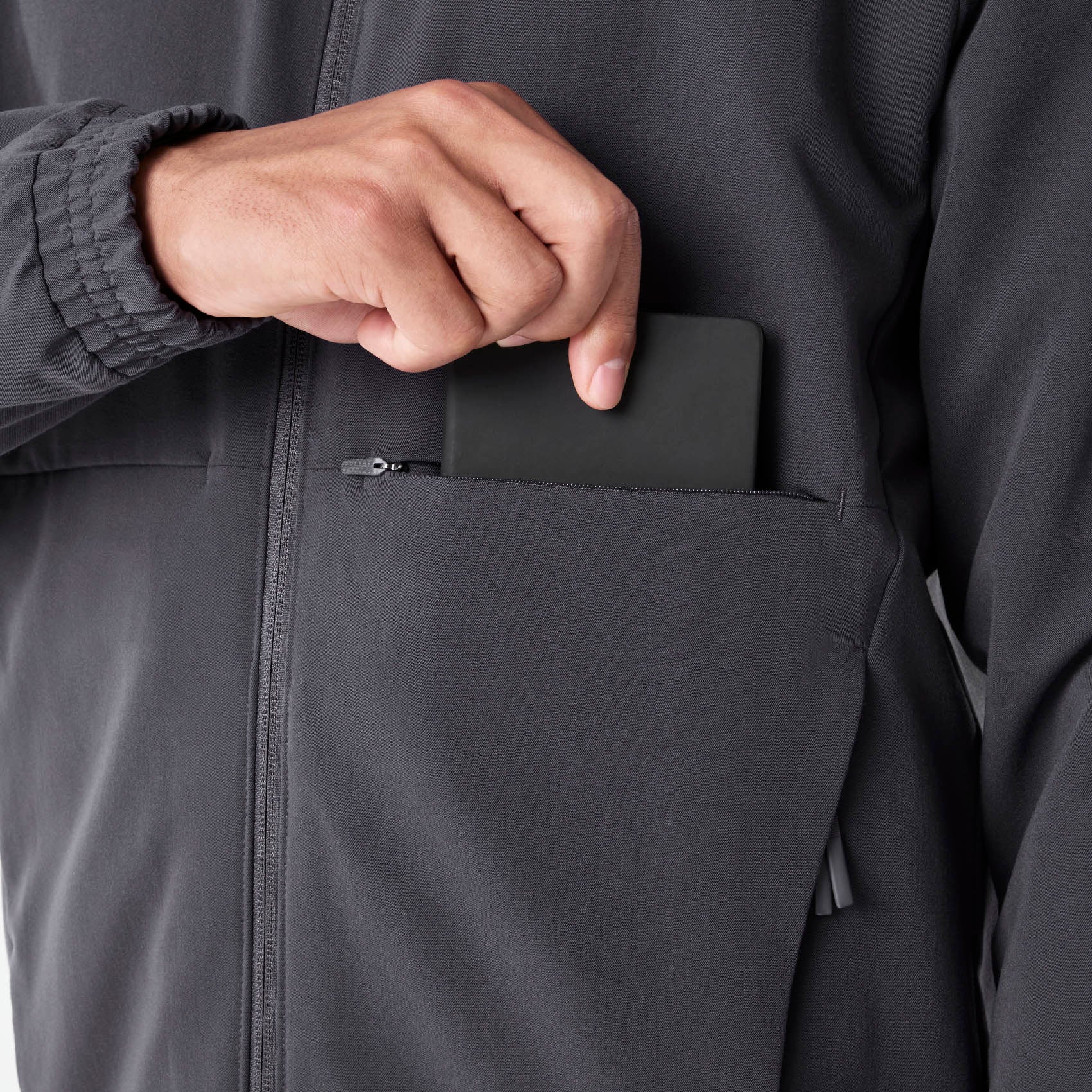 men's Charcoal Cobaki -  Scrub Jacket