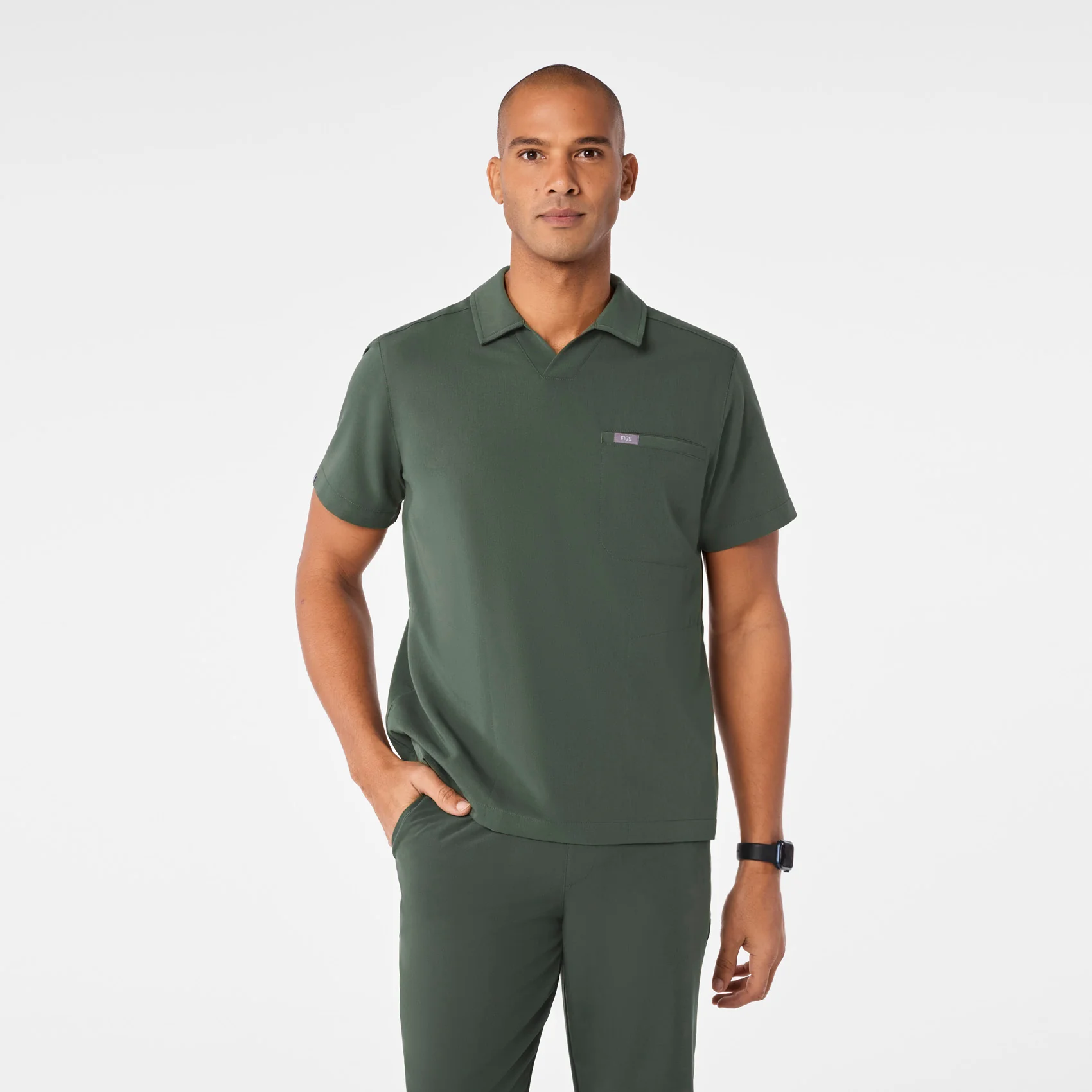 10058-men-s-moss-arad-polo-scrub-top-1.webp men's Moss Arad Polo - Scrub Top