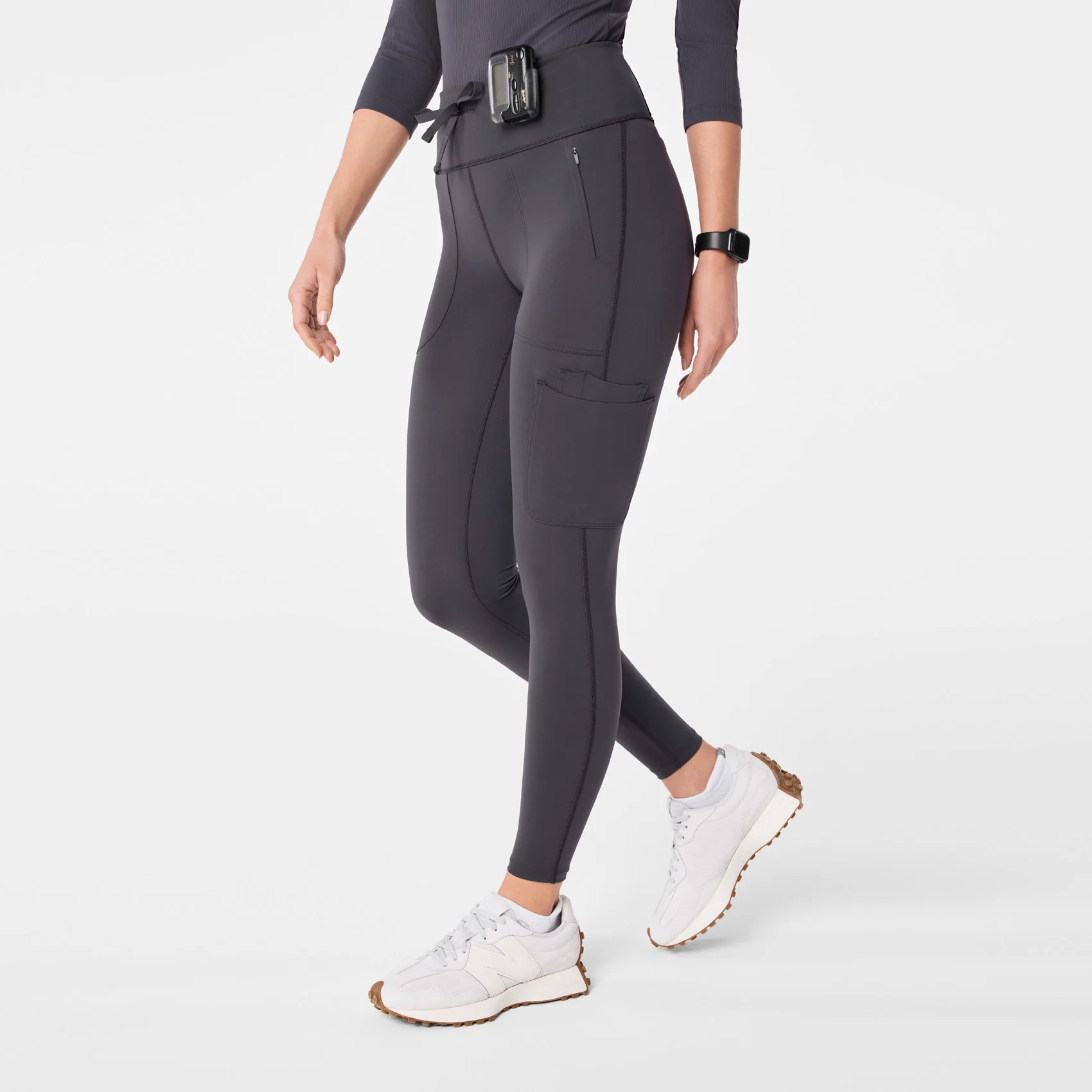 10087-women-s-charcoal-high-waisted-ashland-skinny-scrubleggingtm-3.webp women's Charcoal High Waisted Ashland - Skinny ScrubLegging™
