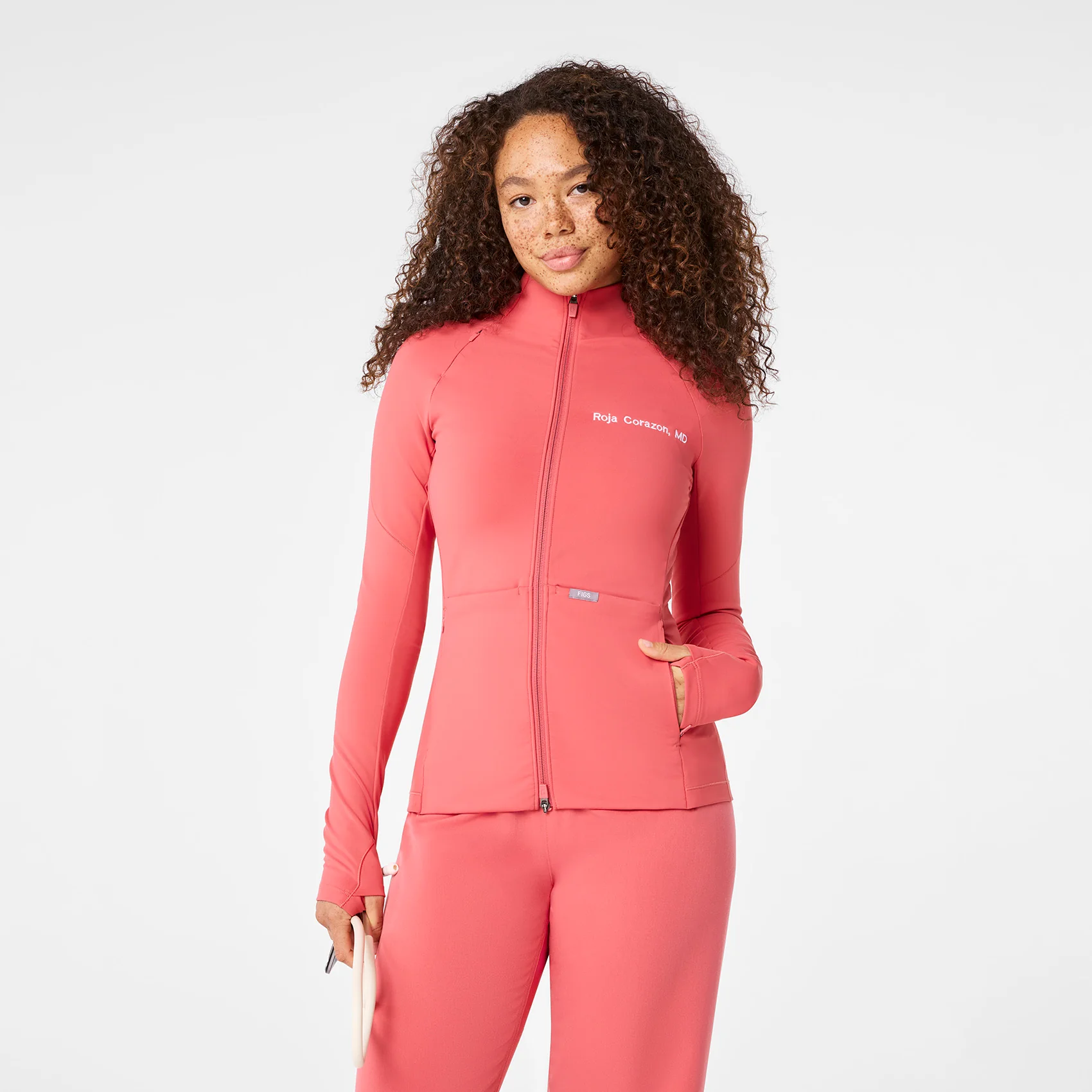 10197-women-s-pulmonary-pink-on-shift-contourknit-scrub-jackettm-1.webp women's Pulmonary Pink On-Shift ContourKnit Scrub Jacket™