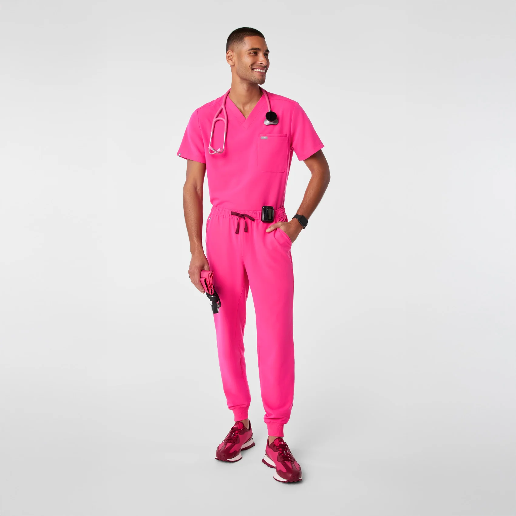 10478-men-s-shocking-pink-tansen-jogger-scrub-panttm-2.webp men's Shocking Pink Tansen - Jogger Scrub Pant™