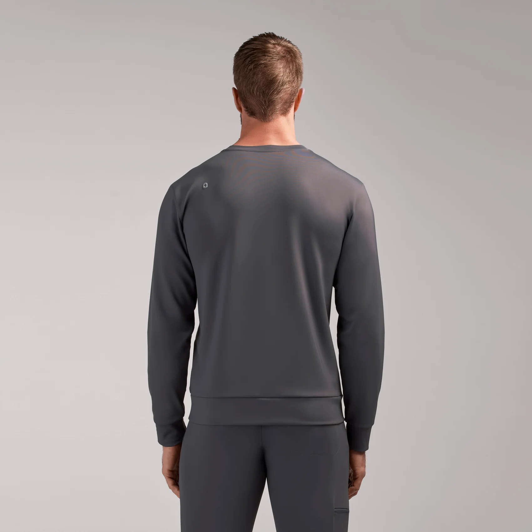 men's Charcoal Destin FORMx Crewneck - Scrub Top™