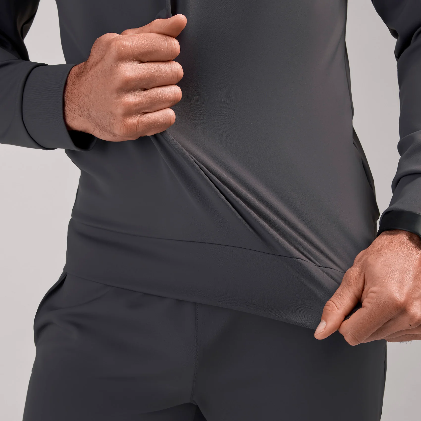 men's Charcoal Destin FORMx Crewneck - Scrub Top™
