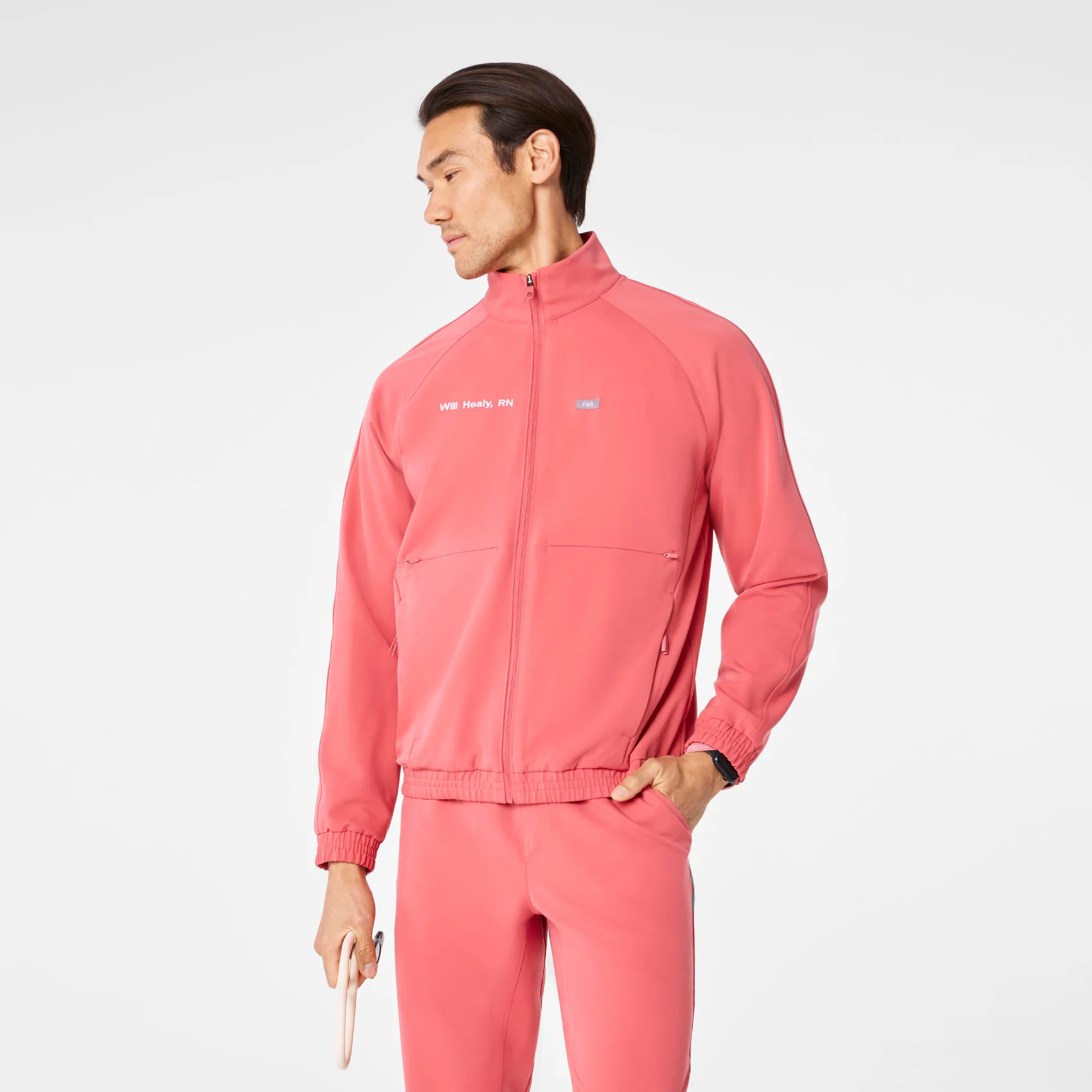 10629-men-s-pulmonary-pink-cobaki-scrub-jacket-1.webp men's Pulmonary Pink Cobaki - Scrub Jacket