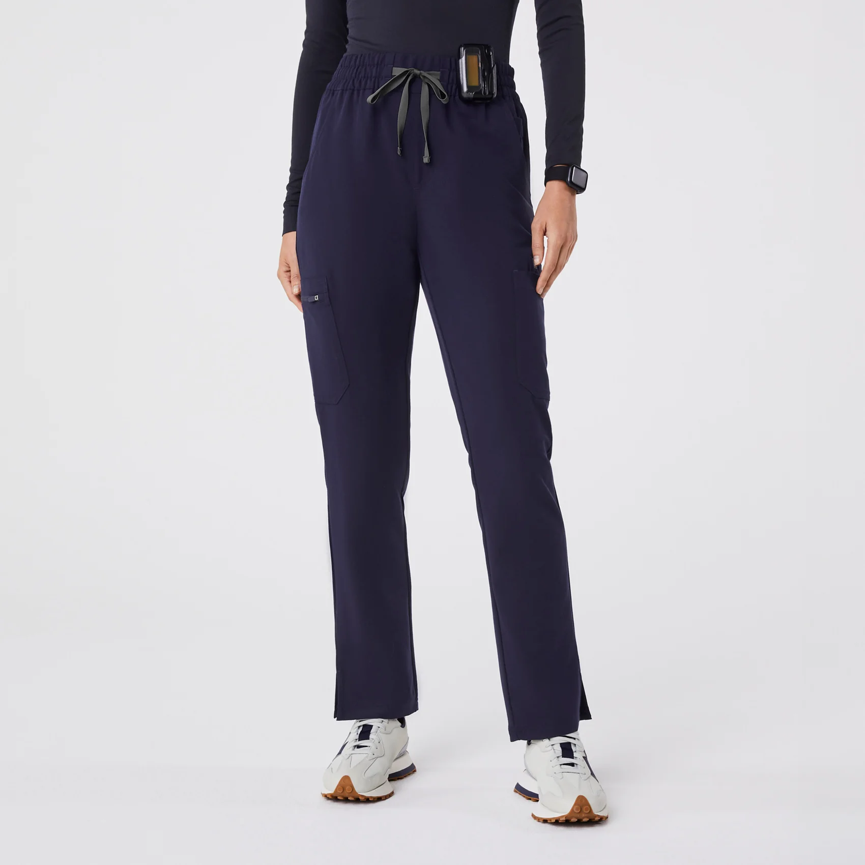 women's Navy High Waisted Dowa - Scrub Pant