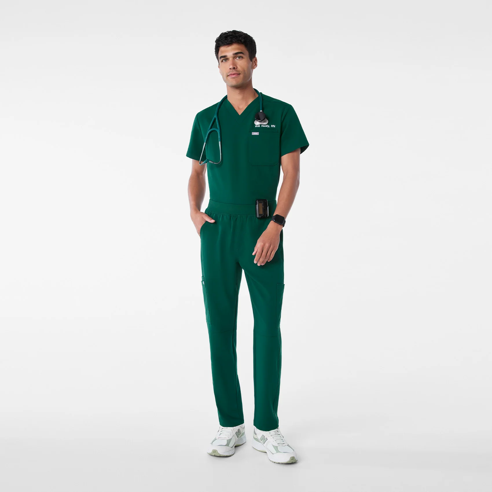 10838-men-s-forest-green-axim-cargo-scrub-panttm-2.webp men's Forest Green Axim - Cargo Scrub Pant™