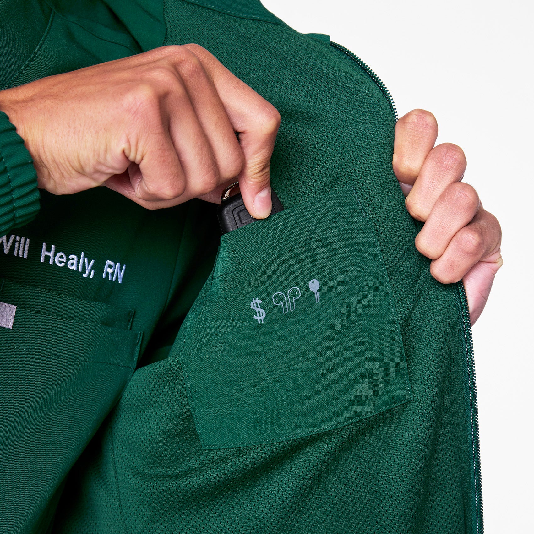 11094-men-s-forest-green-cobaki-scrub-jacket-9.jpg men's Forest Green Cobaki - Scrub Jacket
