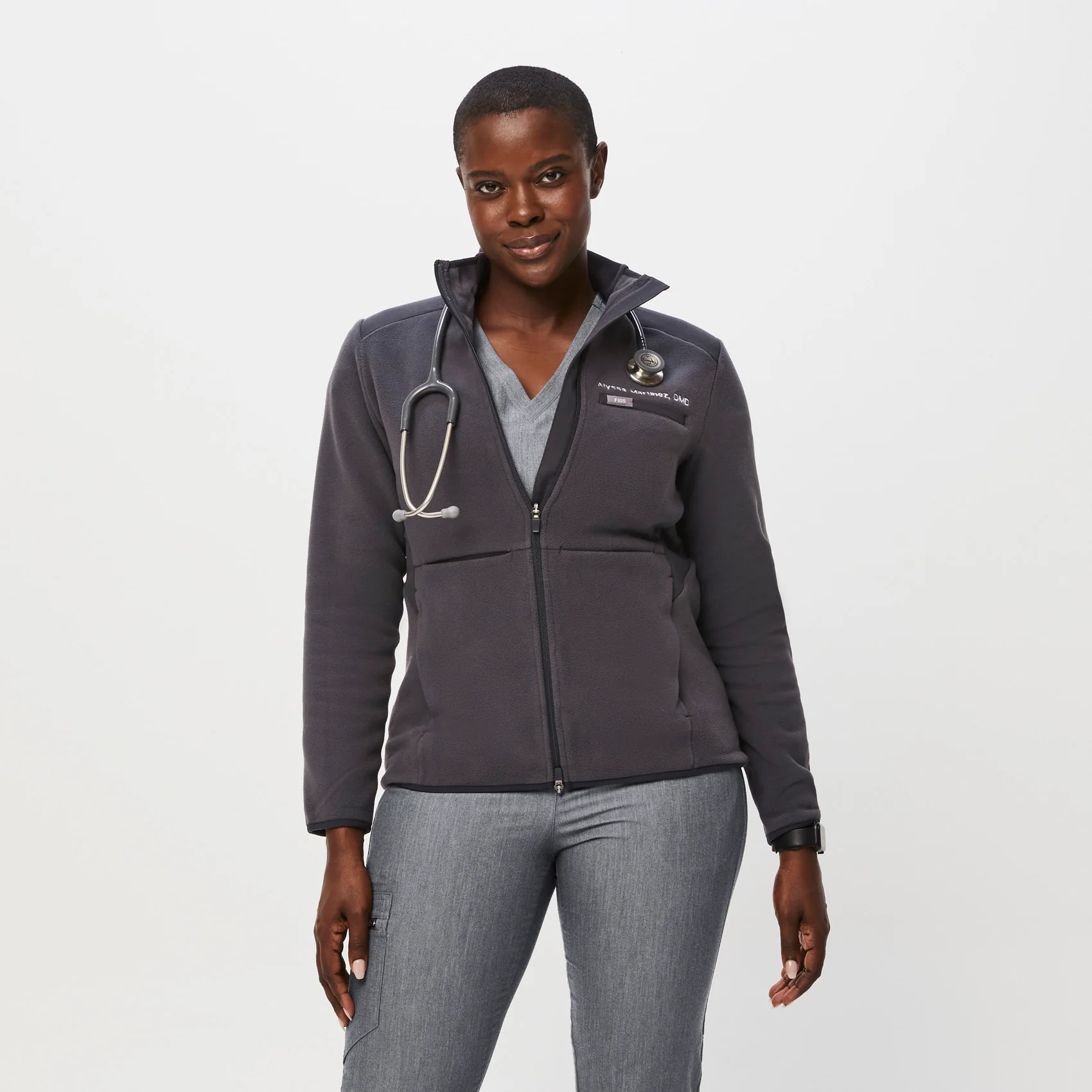 11390-women-s-deep-charcoal-on-shifttm-fleece-jacket-1.webp women's Deep Charcoal On-Shift™ - Fleece Jacket