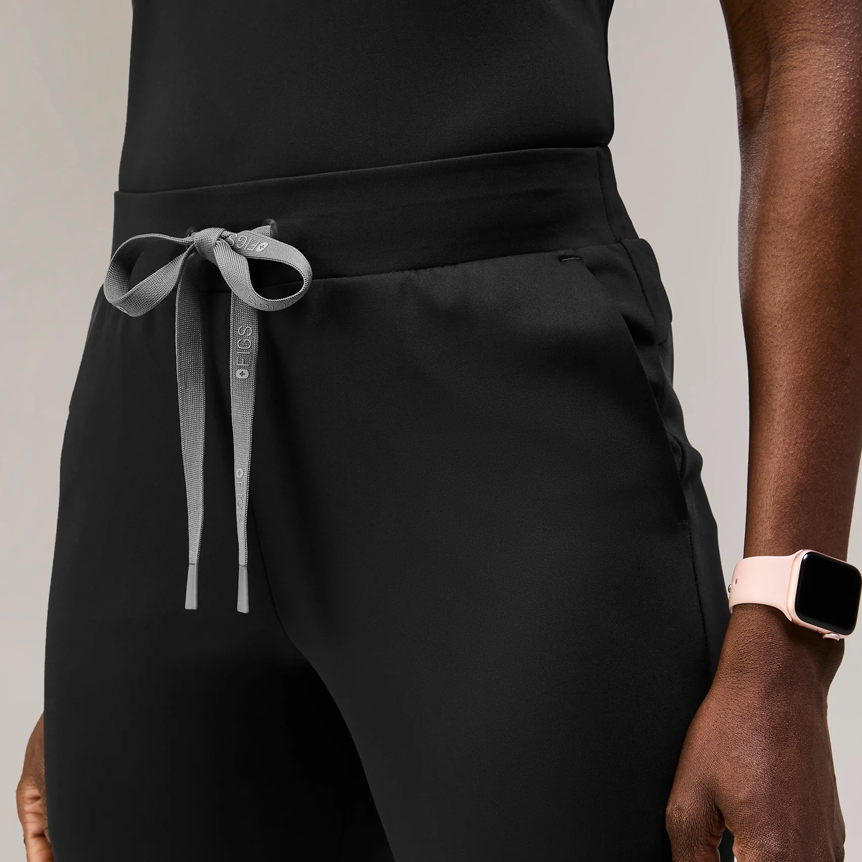 1164-women-s-black-tena-formx-slim-tapered-scrub-panttm-6.webp women's Black Tena FORMx Slim Tapered - Scrub Pant™