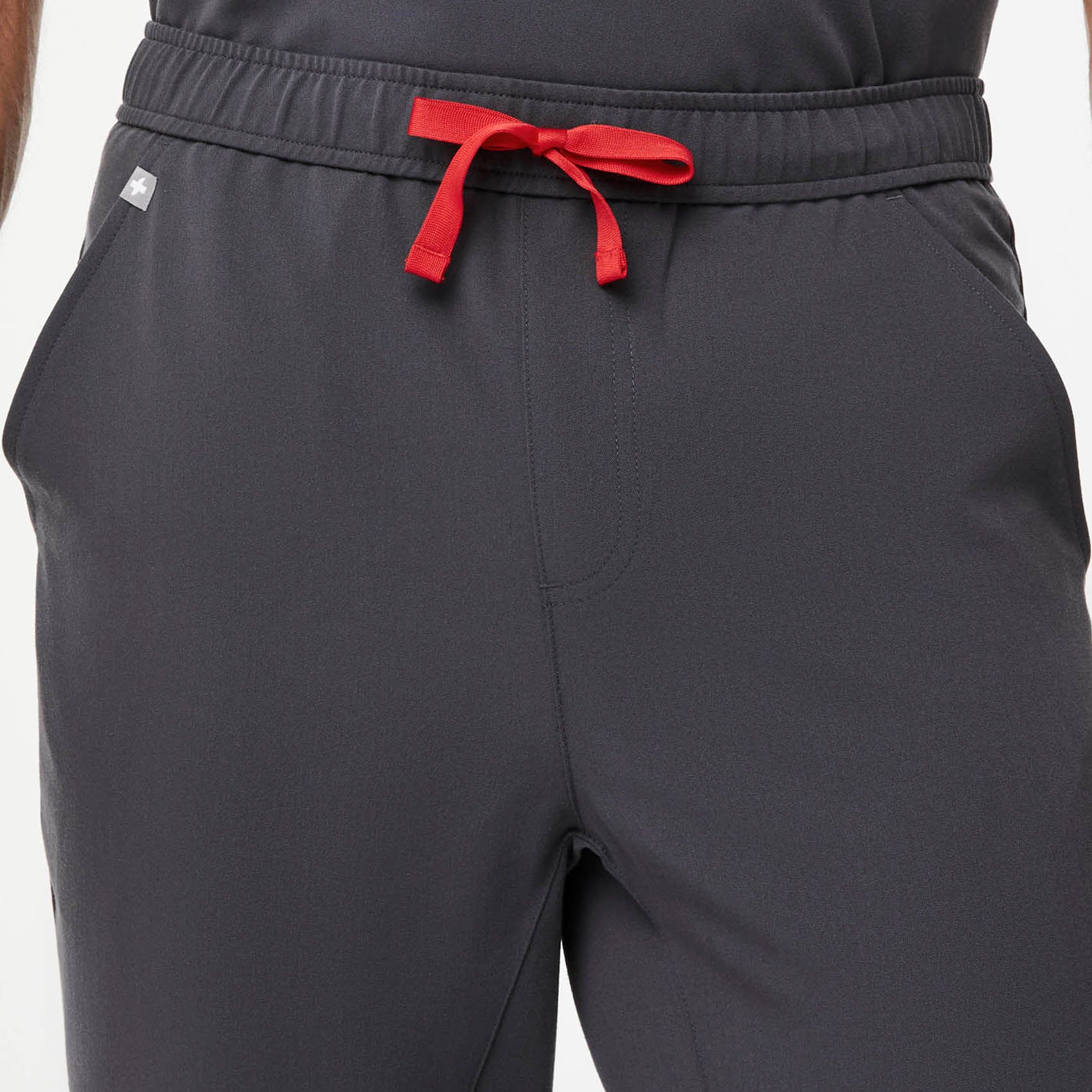 Men's Charcoal Tansen - Short Jogger Scrub Pants