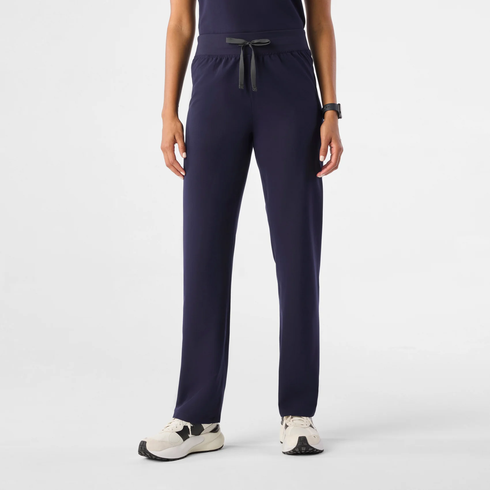 women's Navy Livingston™ High Waisted - Petite Basic Scrub Pants