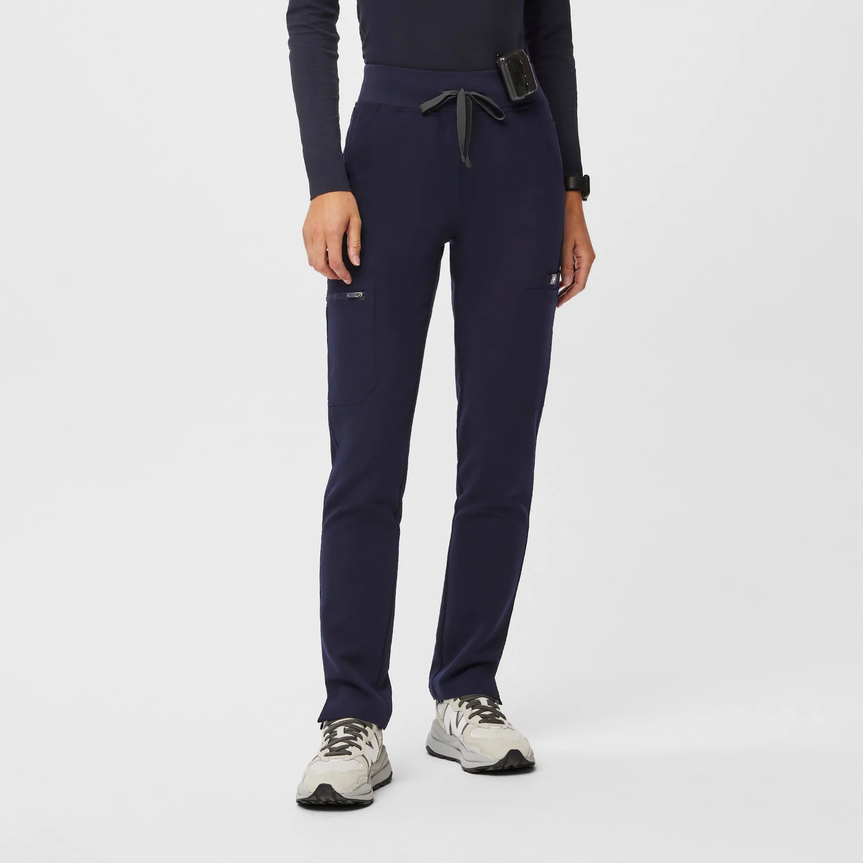 women's Navy Yola™ High Waisted 2.0 - Tall Skinny Scrub Pants