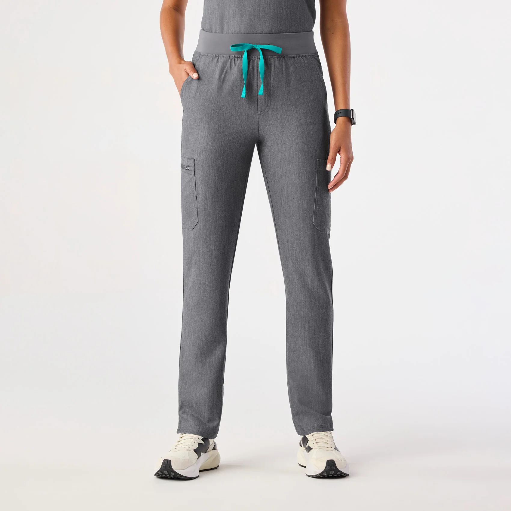 women's Graphite Yola™ High Waisted 2.0 - Petite Skinny Scrub Pants