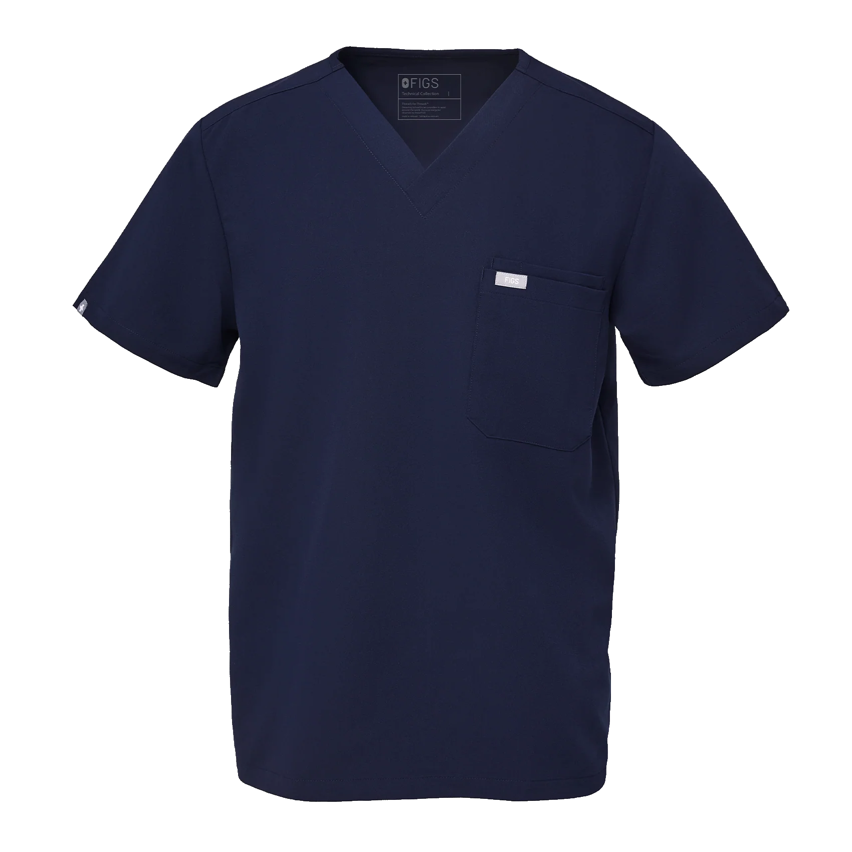 13209-men-s-navy-leontm-three-pocket-scrub-top-3xl-6xl-8.webp men's Navy Leon™- Three-Pocket Scrub Top (3XL - 6XL)