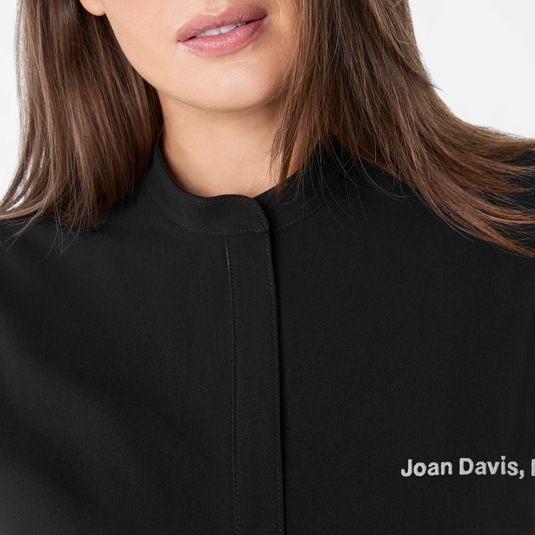 women's Black Rafaela Maternity  -  Scrub Top™
