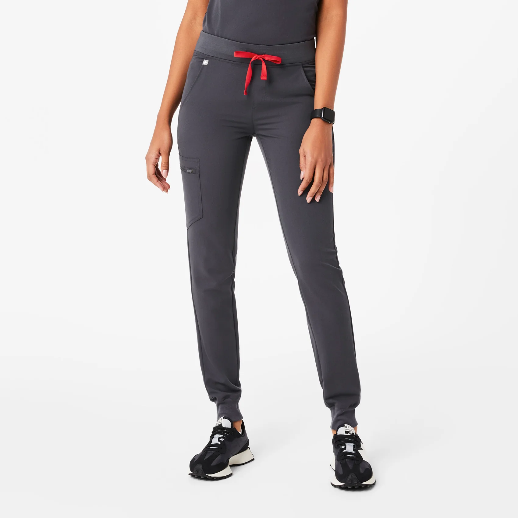 women's Charcoal Zamora™ - Tall Jogger Scrub Pants (3XL - 6XL)