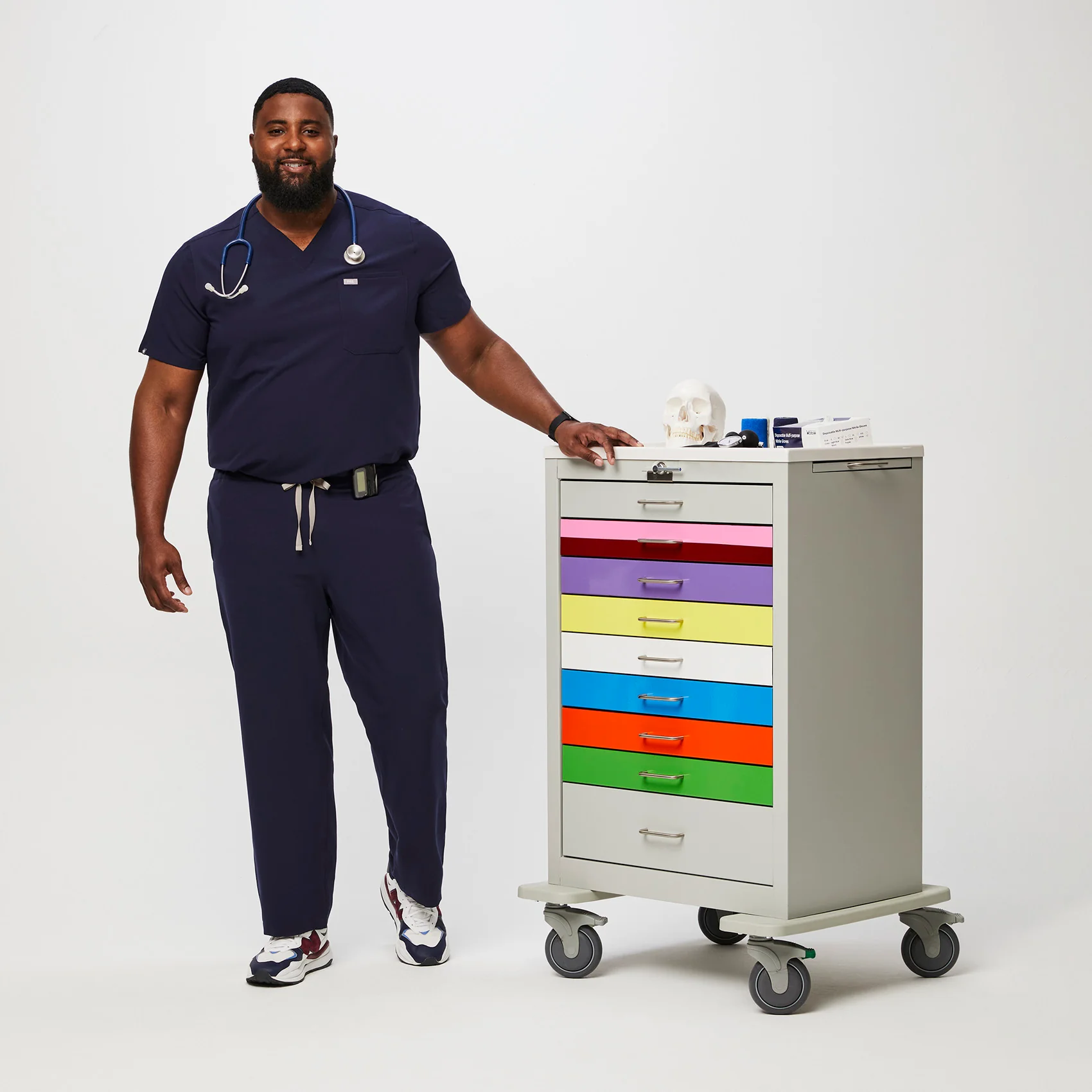 men's Navy Pisco™ Basic Scrub Pants (3XL - 6XL)