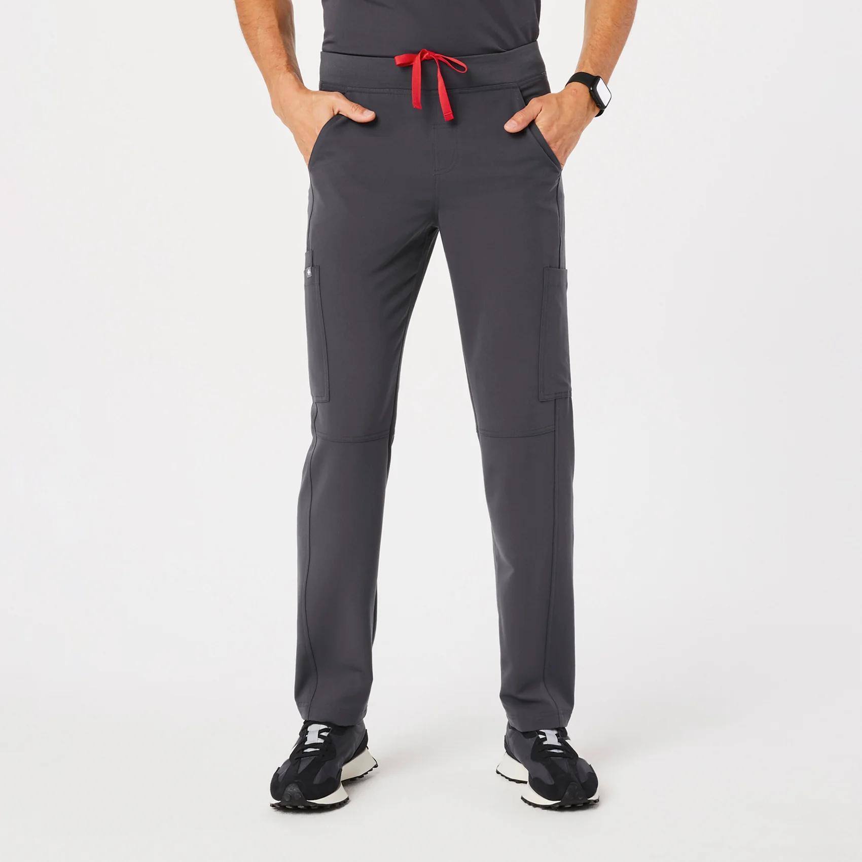 men's Charcoal Axim™ - Tall Cargo Scrub Pants (3XL - 6XL)