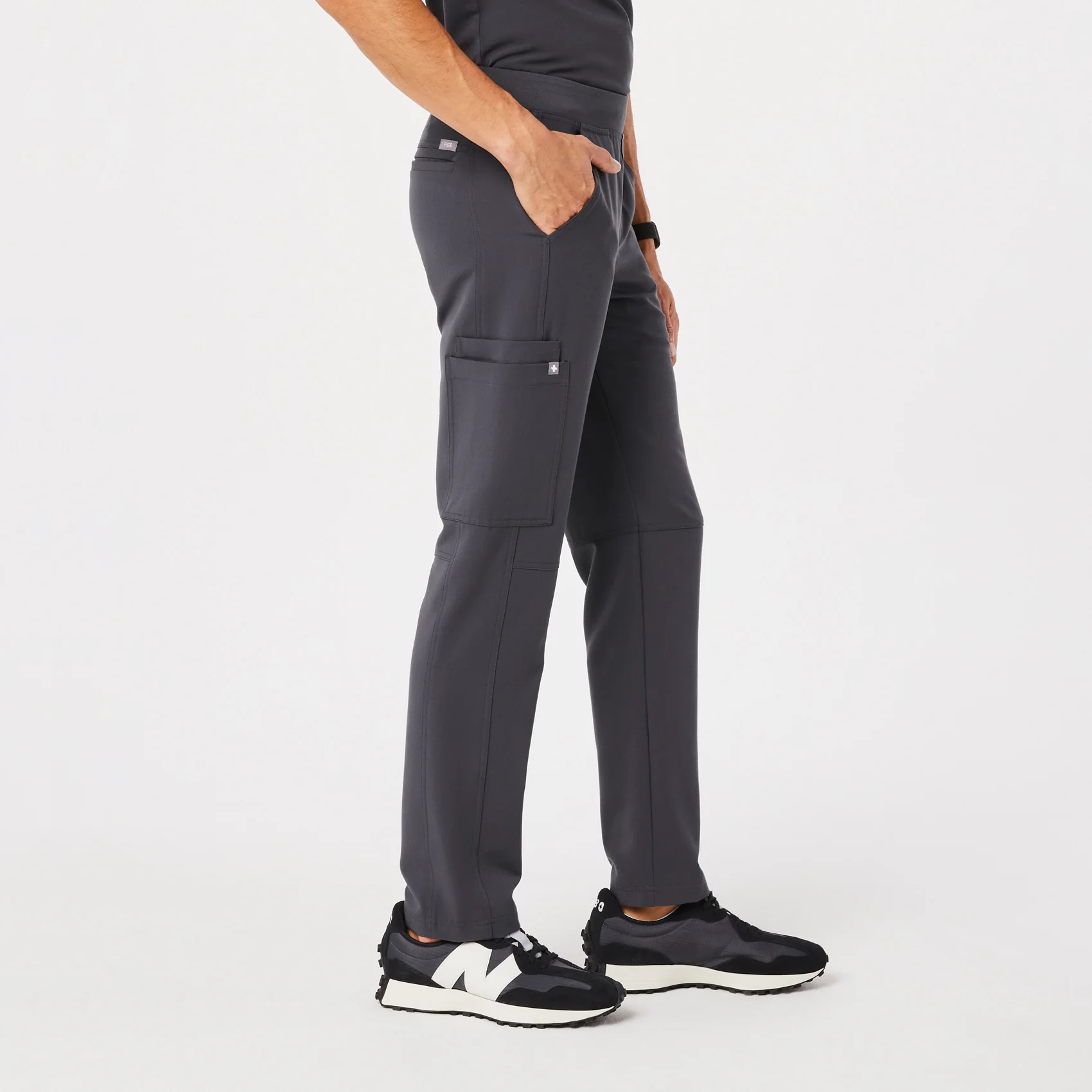 14356-men-s-charcoal-aximtm-tall-cargo-scrub-pants-3xl-6xl-3.webp men's Charcoal Axim™ - Tall Cargo Scrub Pants (3XL - 6XL)