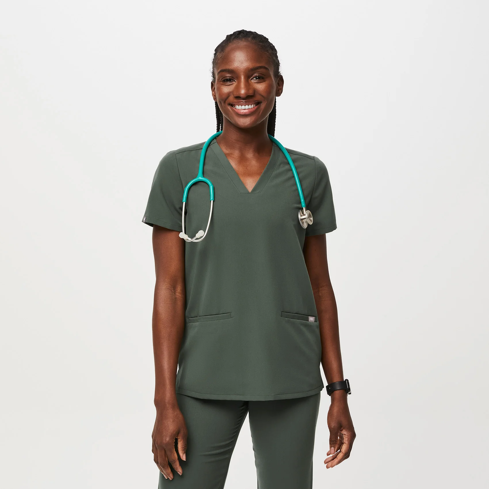 women's Moss Casma™- Three-Pocket Scrub Top (3XL - 6XL)
