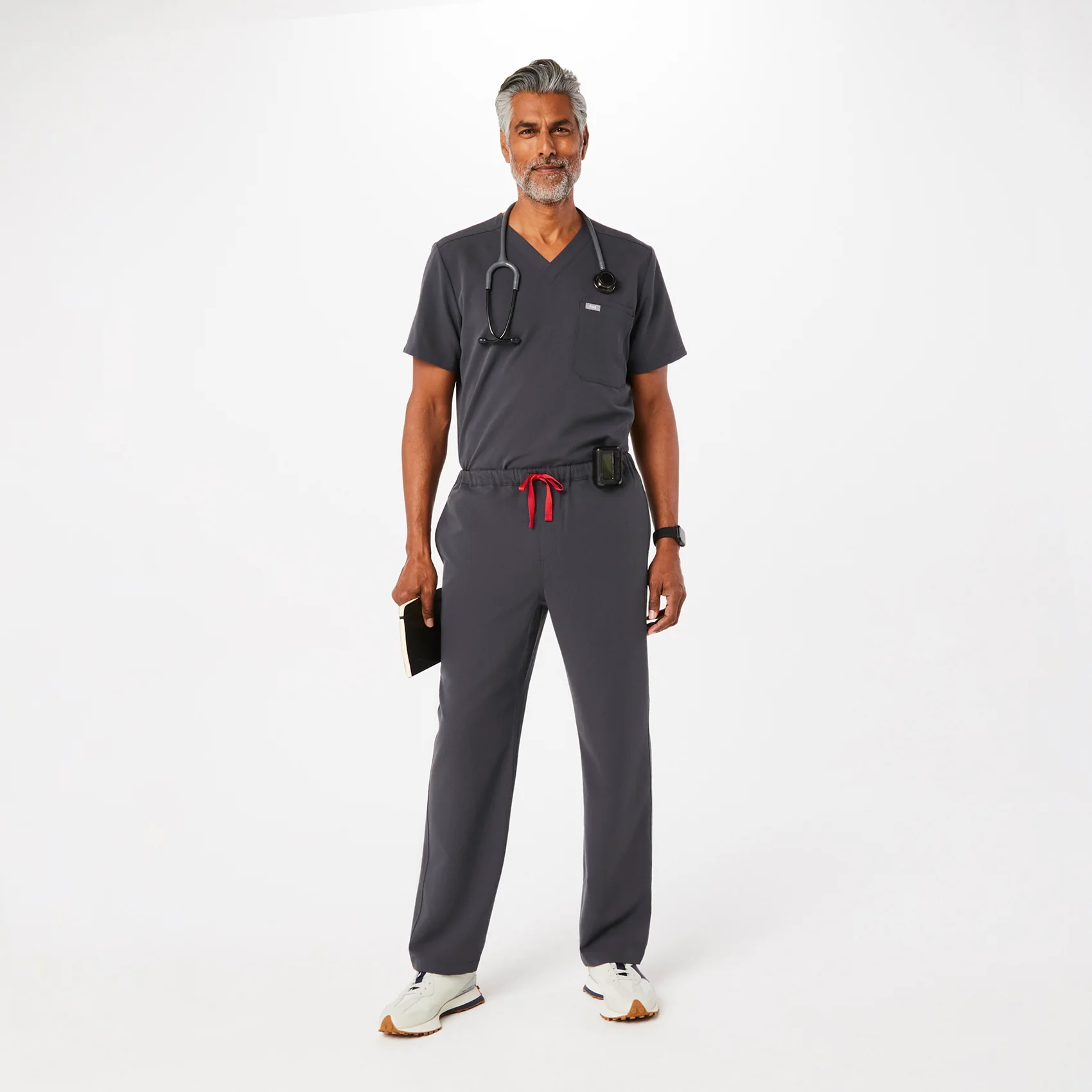 men's Charcoal Pisco™- Short Basic Scrub Pants (3XL - 6XL)