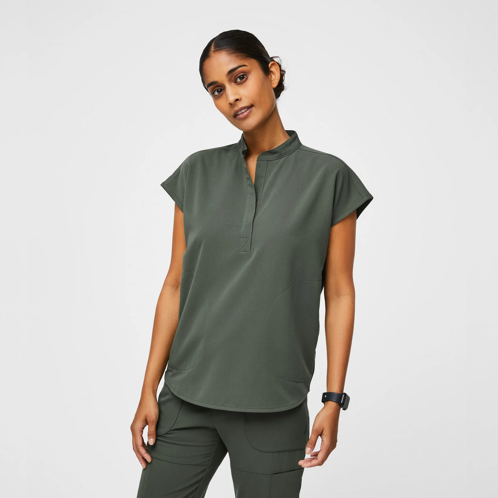 women's Moss Rafaela™ - Oversized  Scrub Top (3XL - 6XL)