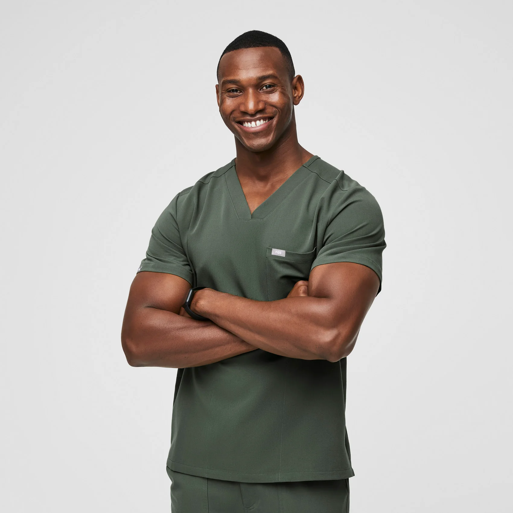 14502-men-s-moss-chisectm-three-pocket-scrub-top-3xl-6xl-1.webp men's Moss Chisec™ - Three-Pocket Scrub Top (3XL - 6XL)