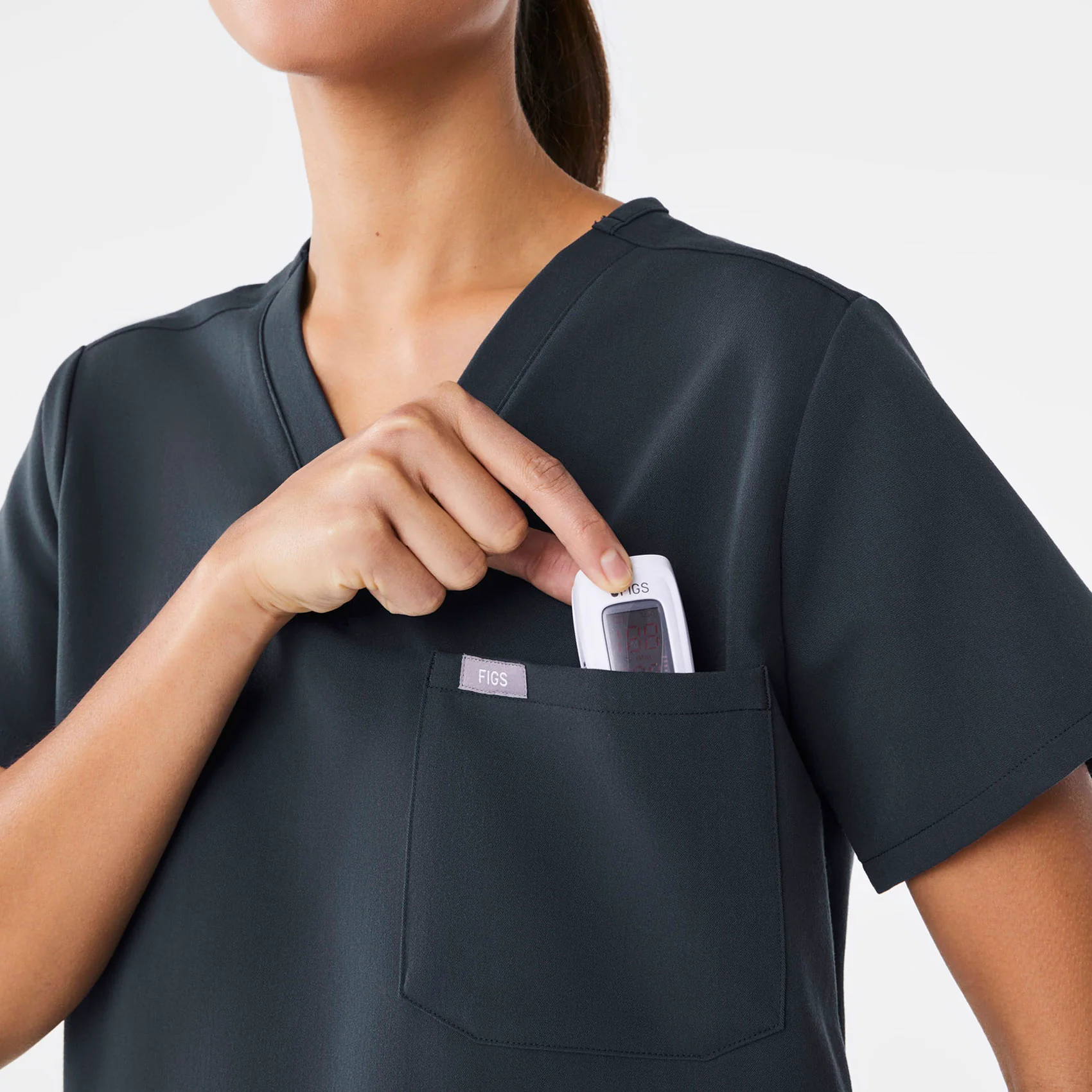 women's Dark Harbor Catarina Petite  - One-Pocket Scrub Top™