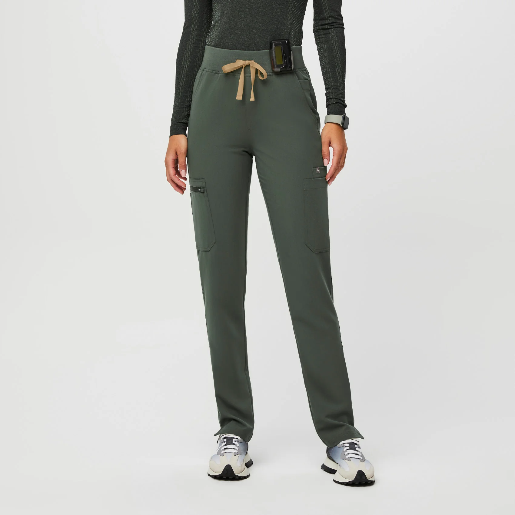 women's Moss High Waisted Yola - Petite Skinny Scrub Pant™