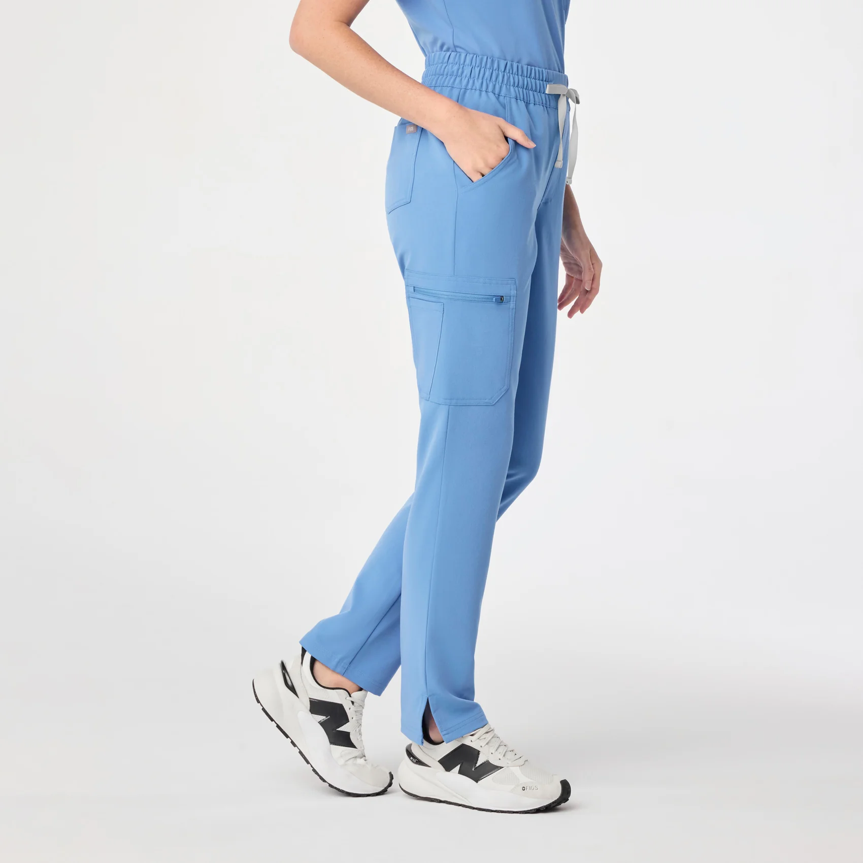 15647-women-s-ceil-blue-high-waisted-dowa-petite-scrub-pant-3.webp women's Ceil Blue High Waisted Dowa - Petite Scrub Pant