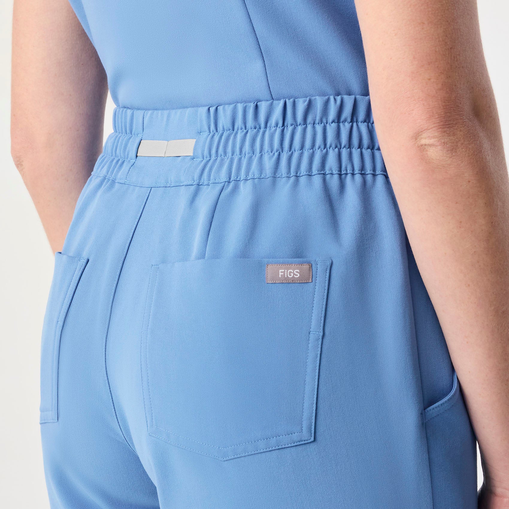 15647-women-s-ceil-blue-high-waisted-dowa-petite-scrub-pant-5.jpg women's Ceil Blue High Waisted Dowa - Petite Scrub Pant