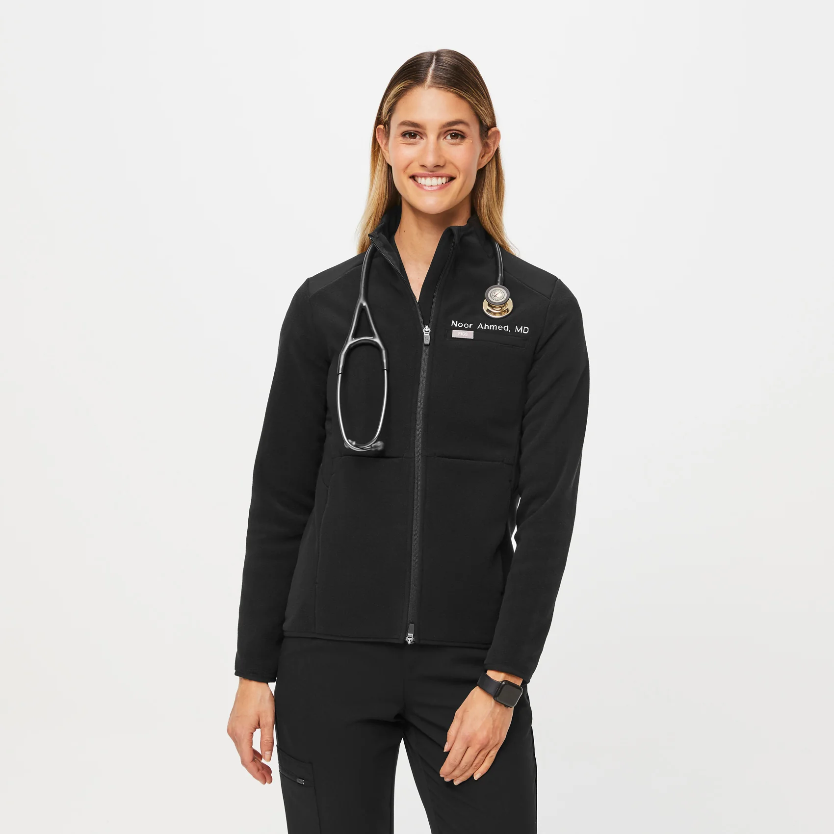 1608-women-s-black-on-shifttm-fleece-jacket-1.webp Women's Black On-Shift™ - Fleece Jacket