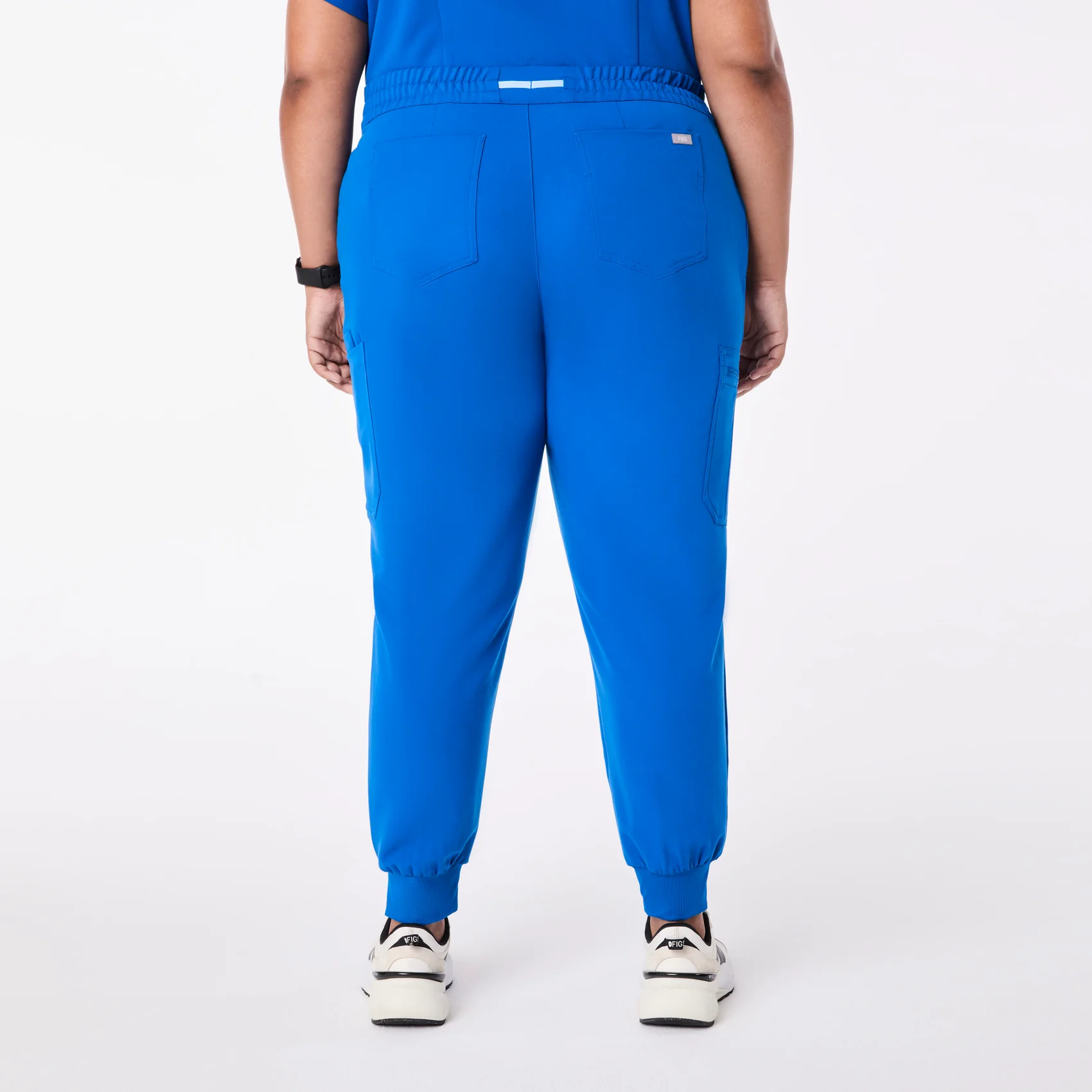 women's Royal Blue Uman Relaxed - Tall Jogger Scrub Pant (3XL-6XL)