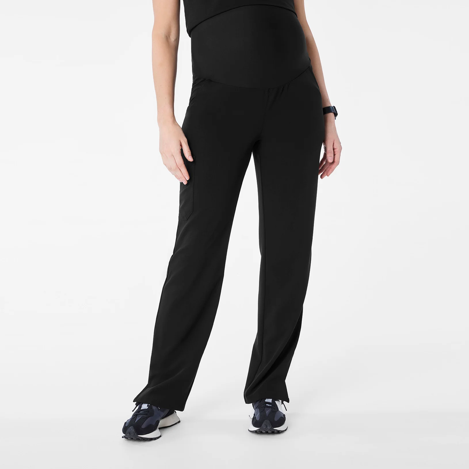 women's Black Kade - Maternity Straight Leg Scrub Pant™