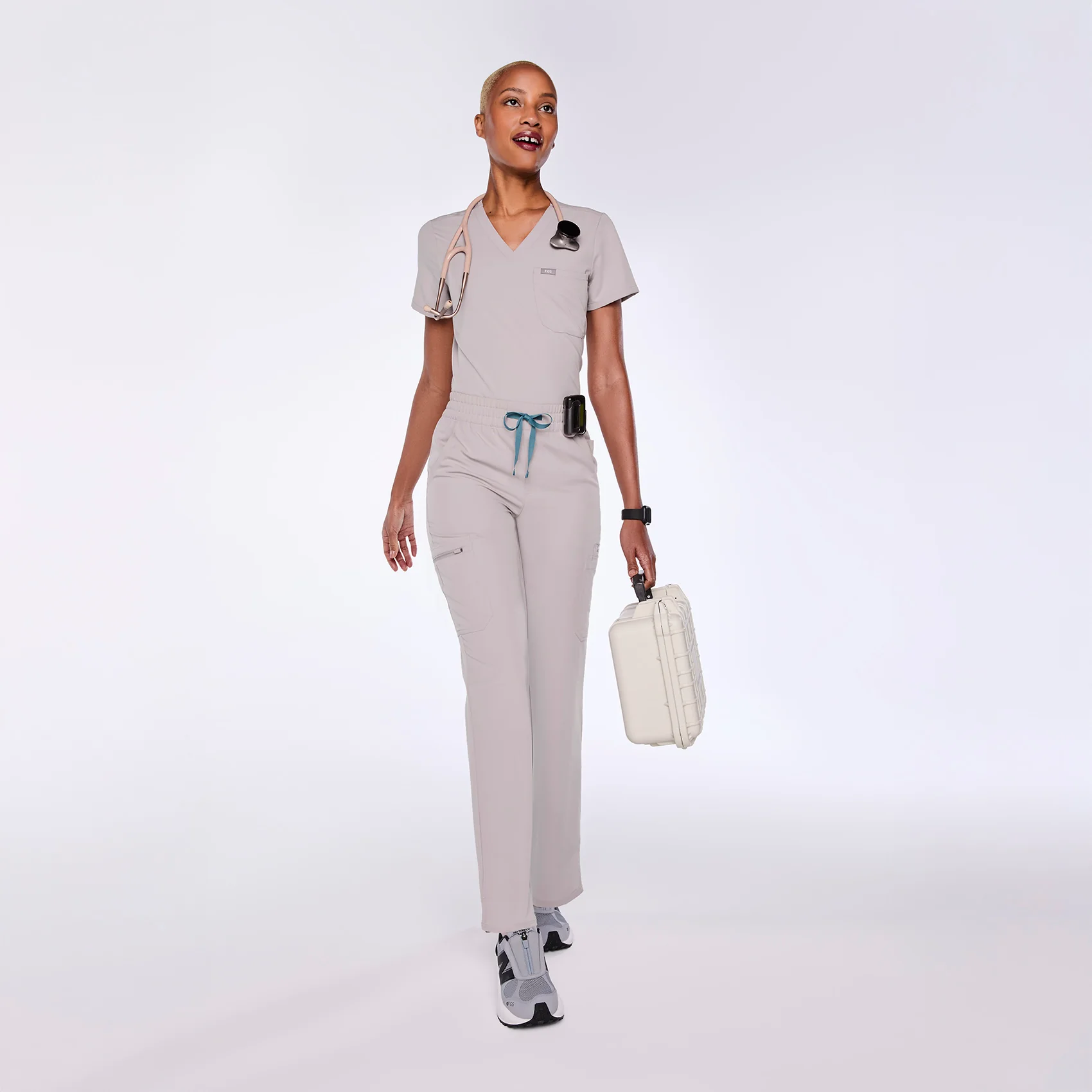 women's Slate High Waisted Dowa - Tall Scrub Pants