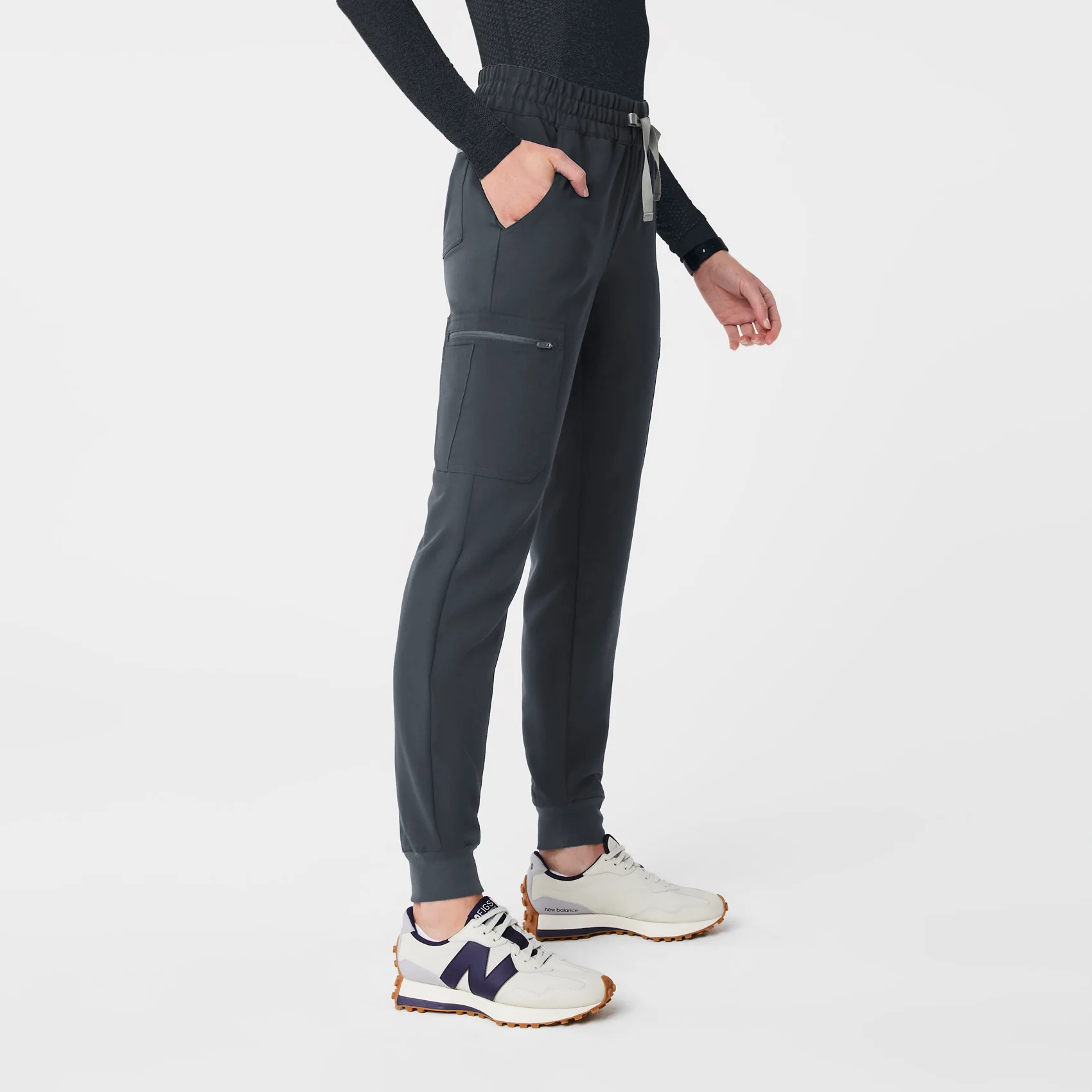 women's Dark Harbor Uman Relaxed - Petite Jogger Scrub Pant