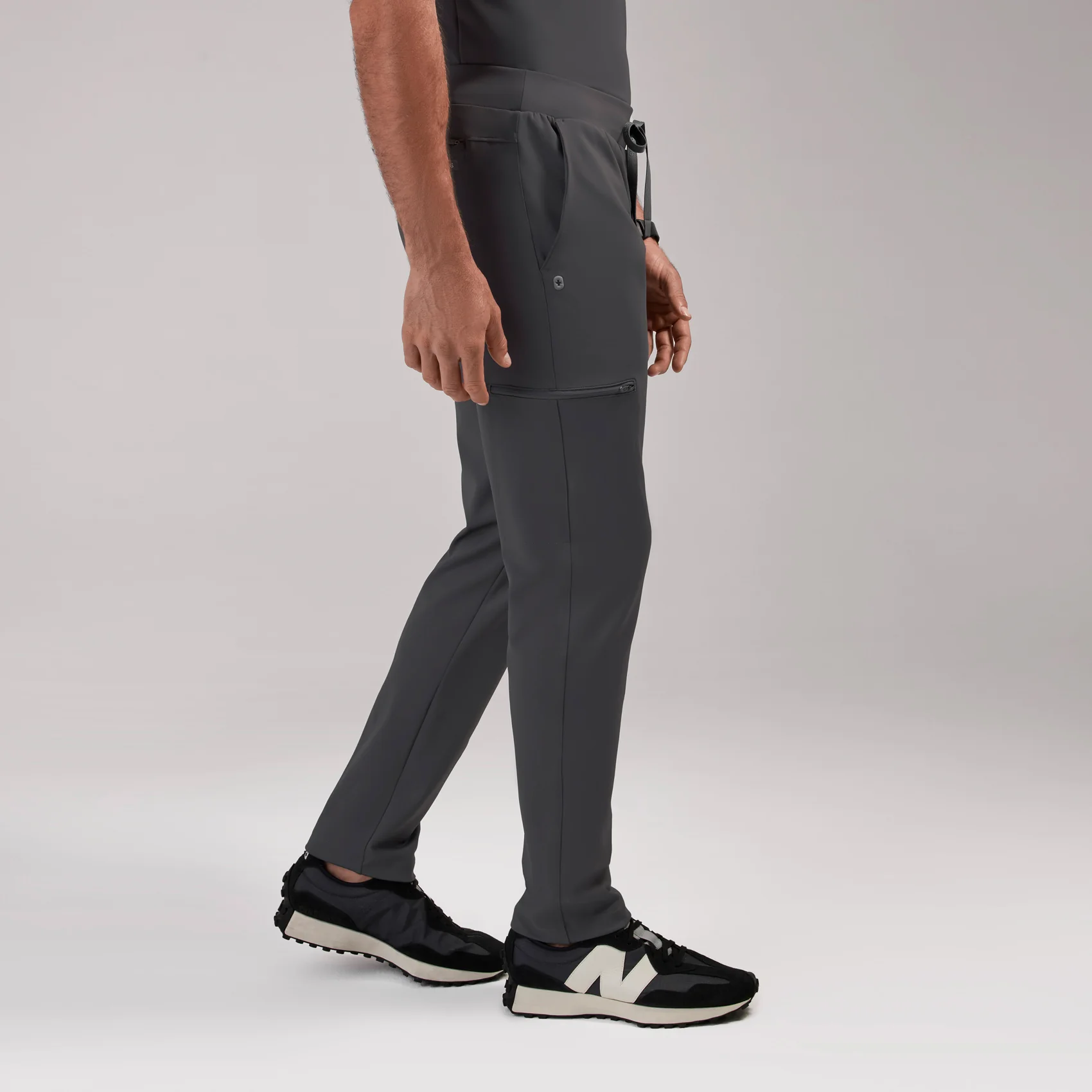 men's Charcoal Pierre FORMx Slim Tapered - Tall Scrub Pant™