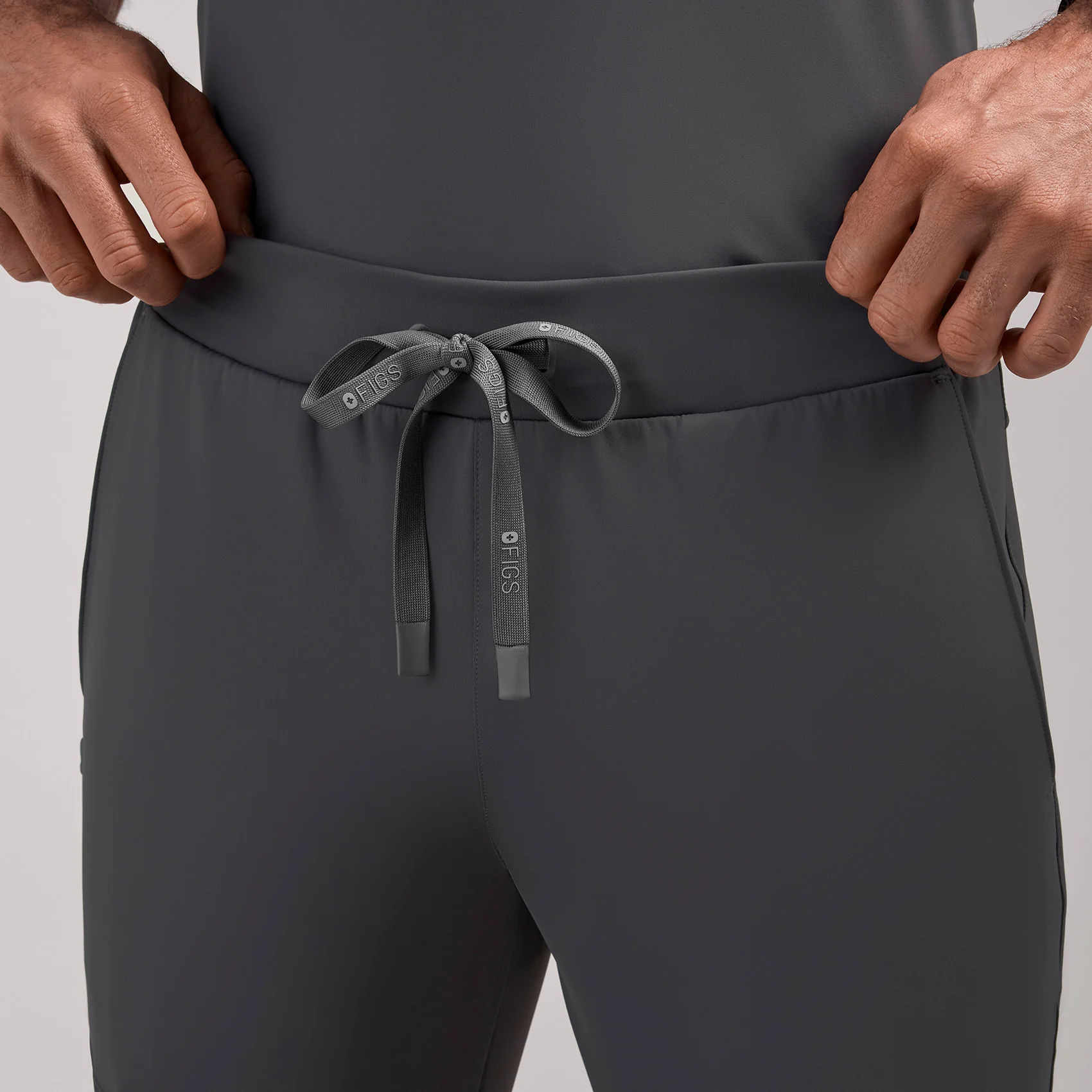 men's Charcoal Pierre FORMx Slim Tapered - Tall Scrub Pant™