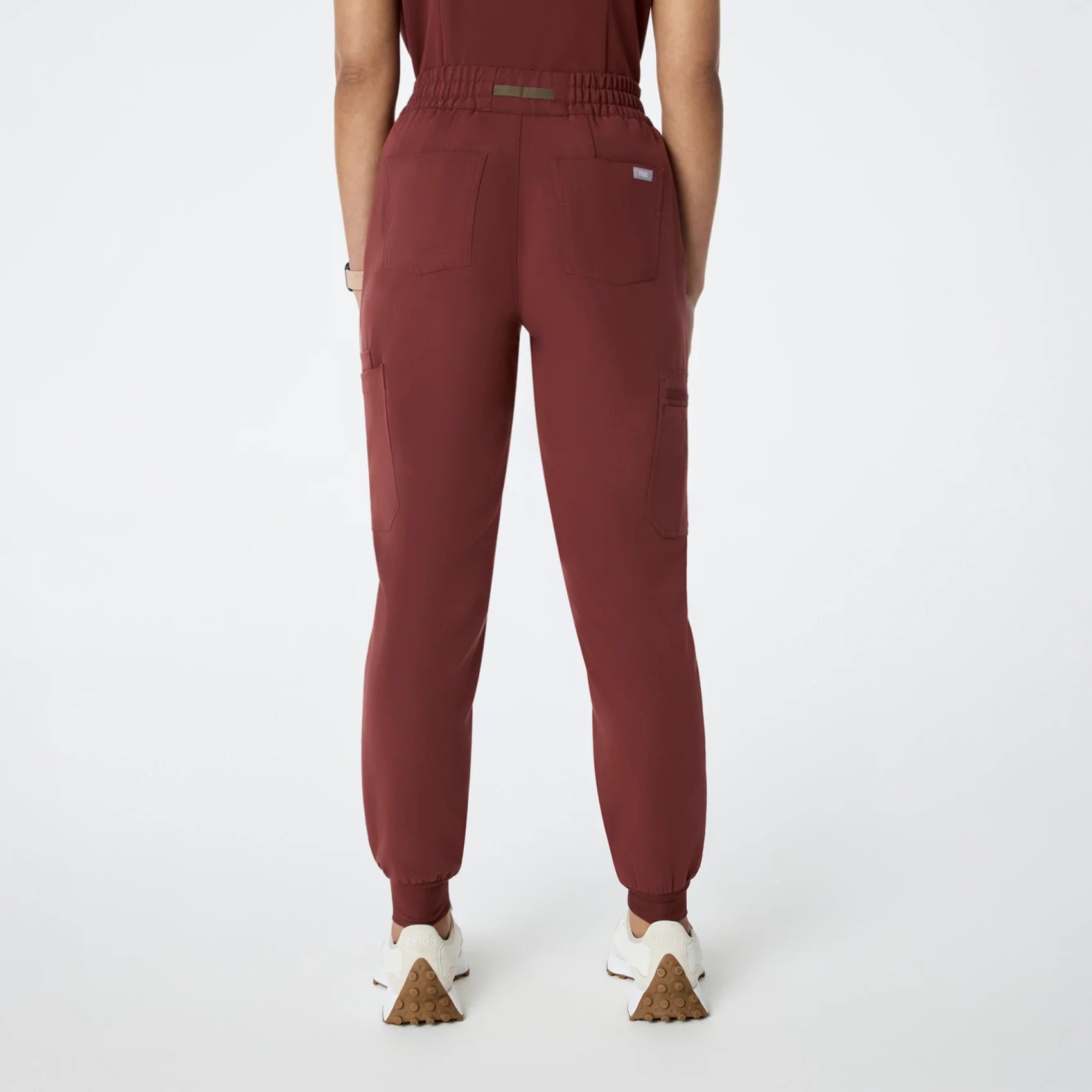 women's Walnut High Waisted Uman Relaxed - Tall Jogger Scrub Pant