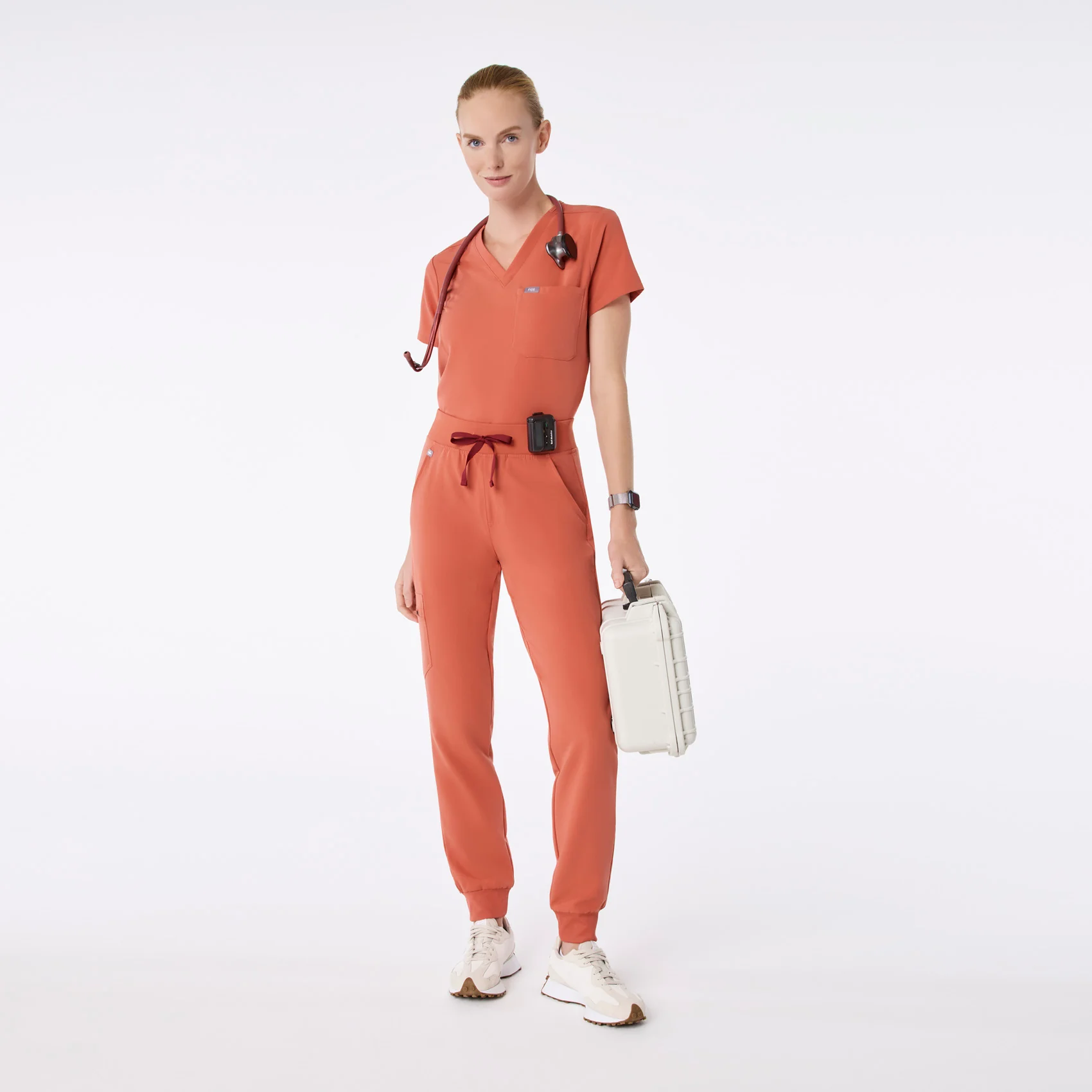 women's Spiced Cider High Waisted Zamora - Tall Jogger Scrub Pant™
