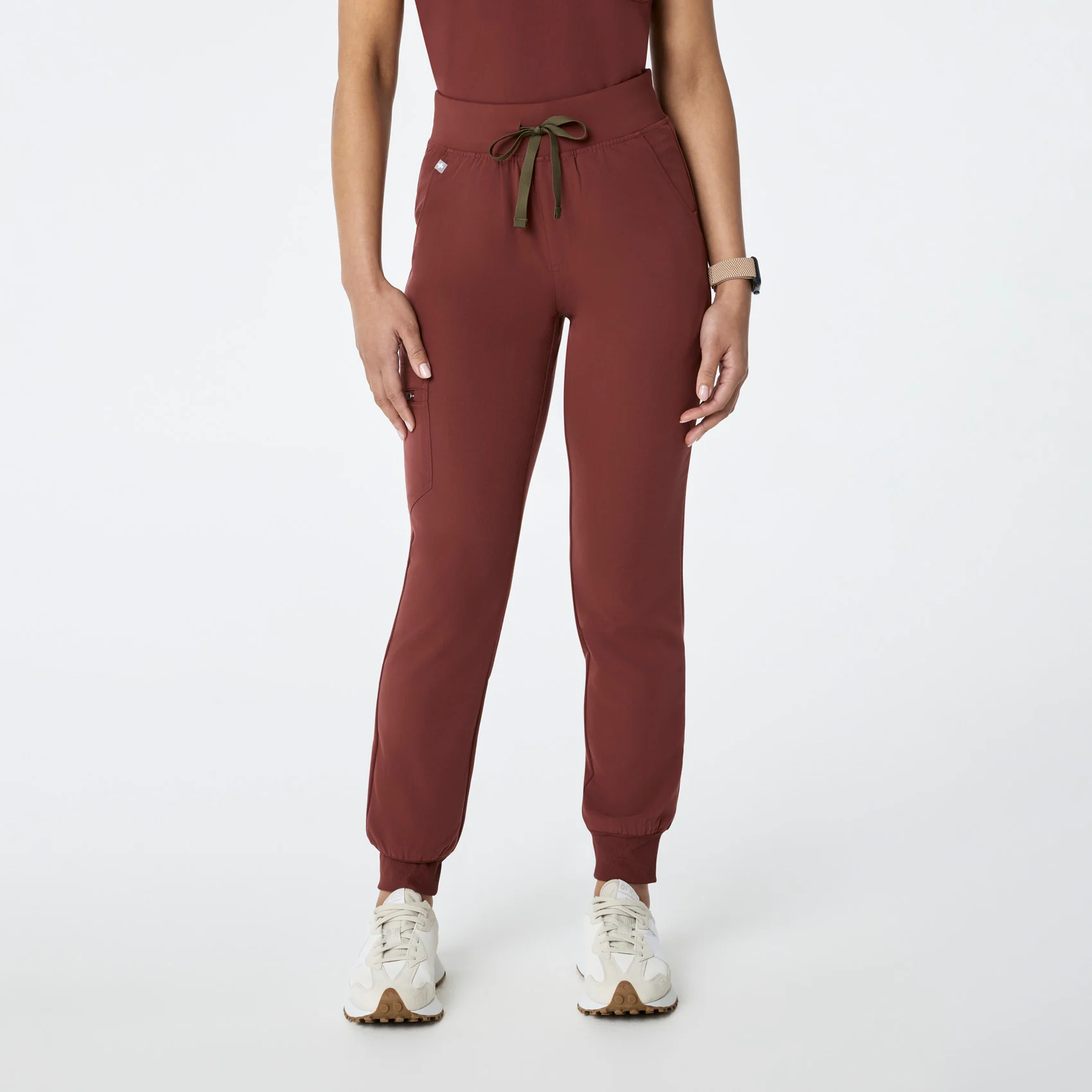 women's Walnut High Waisted Zamora - Tall Jogger Scrub Pant™
