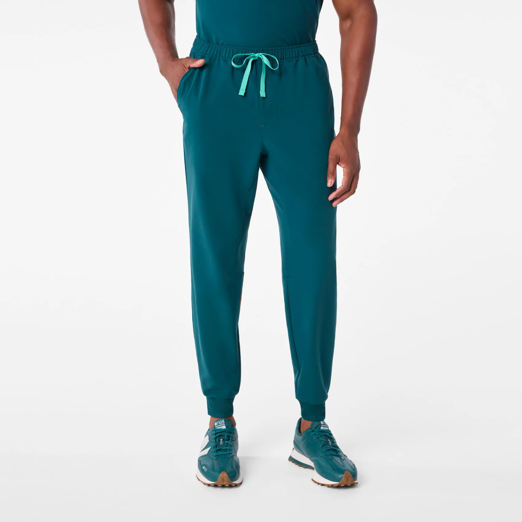 men's Caribbean Blue Tansen - Short Jogger Scrub Pant™