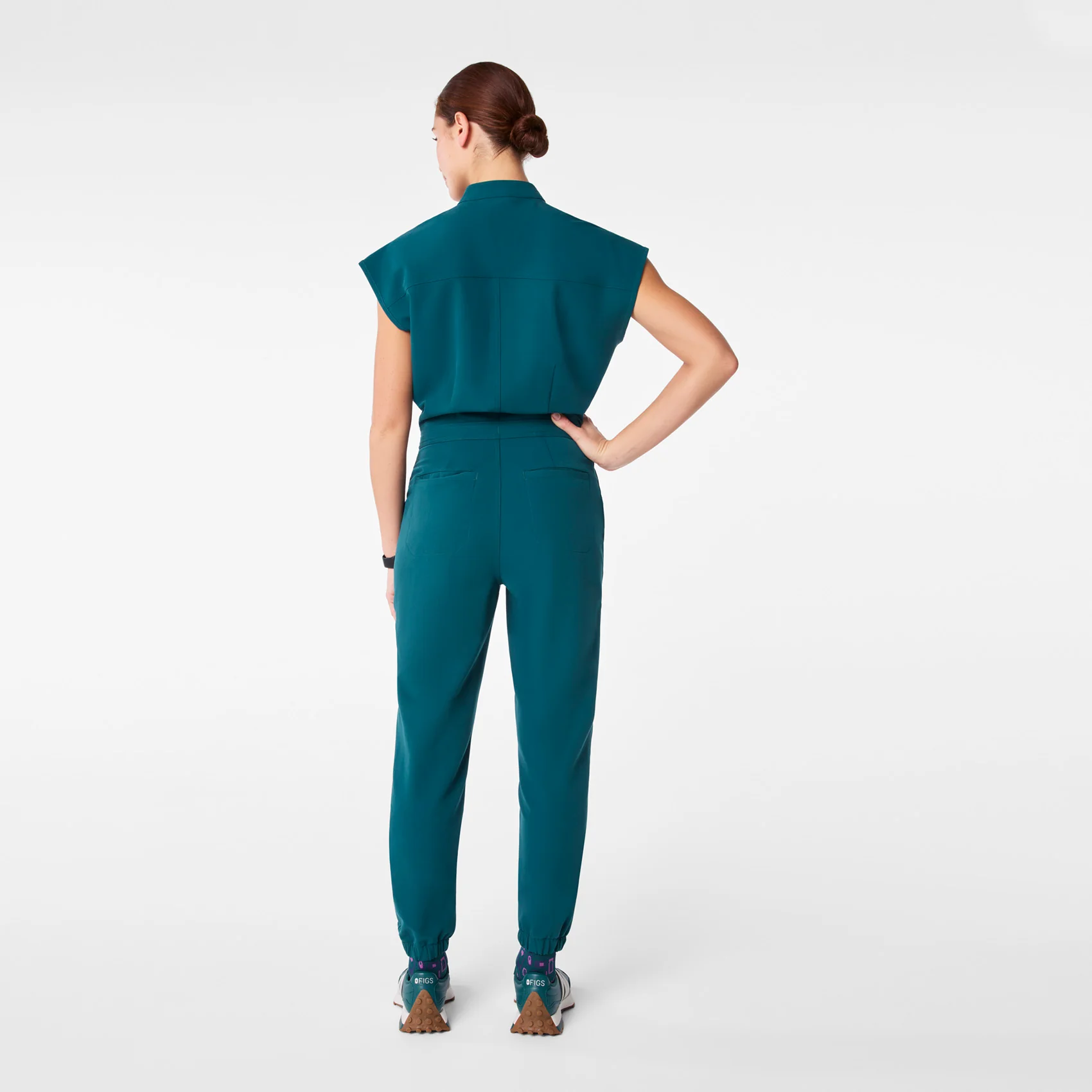17920-women-s-caribbean-blue-rafaela-cargo-tall-scrubjumpsuittm-2.webp women's Caribbean Blue Rafaela Cargo - Tall ScrubJumpsuit™