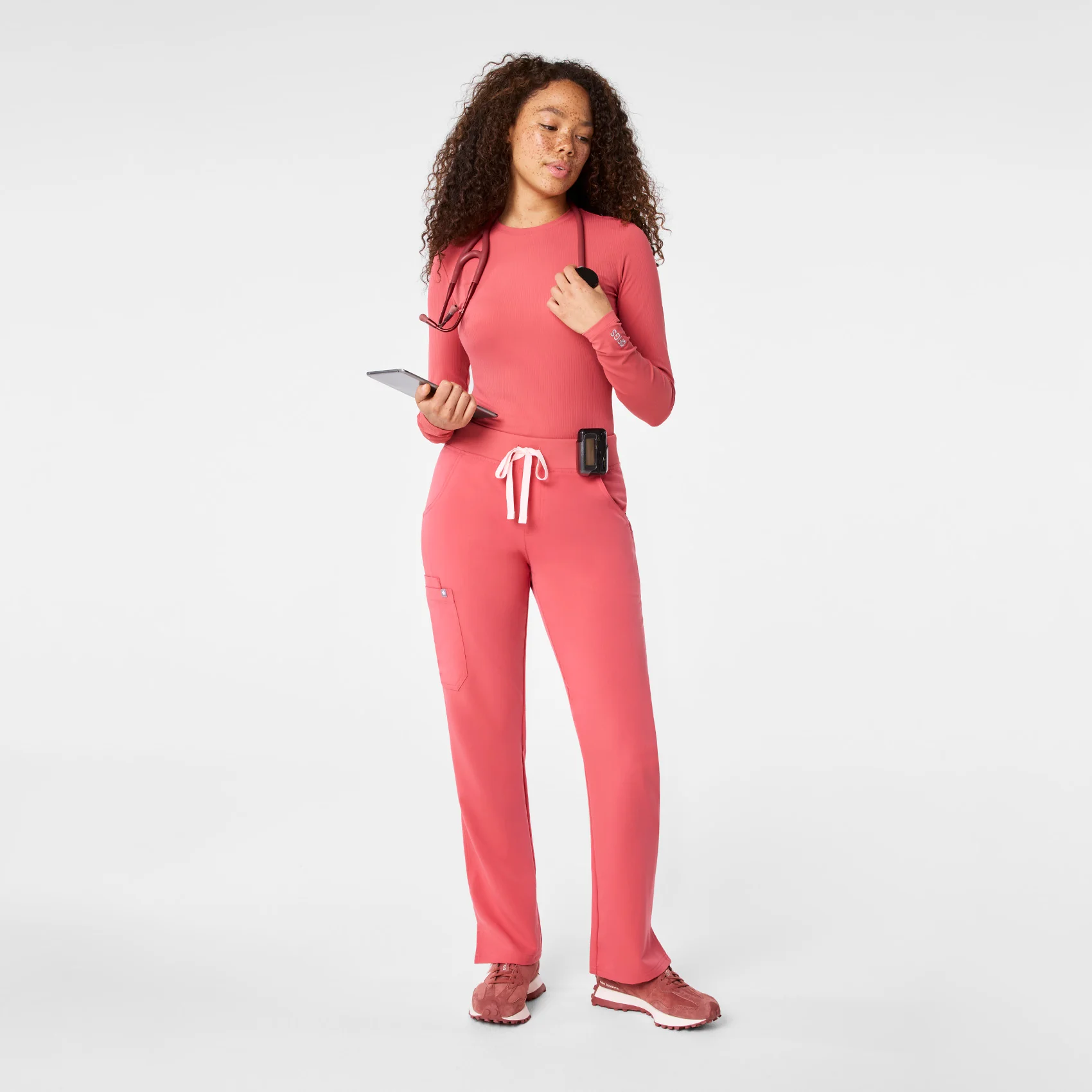 women's Pulmonary Pink Kade - Tall Cargo Scrub Pant™
