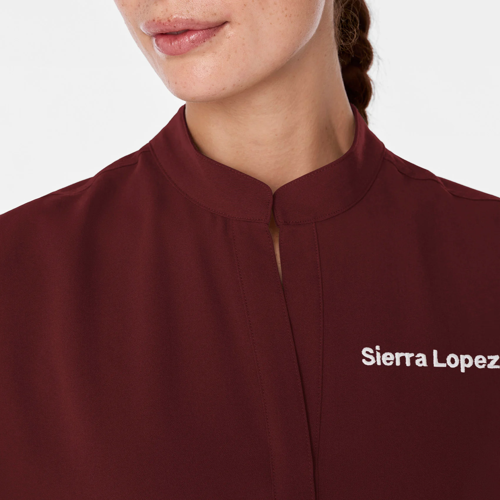1808-women-s-burgundy-rafaelatm-oversized-scrub-top-7.webp Women's Burgundy Rafaela™ - Oversized Scrub Top