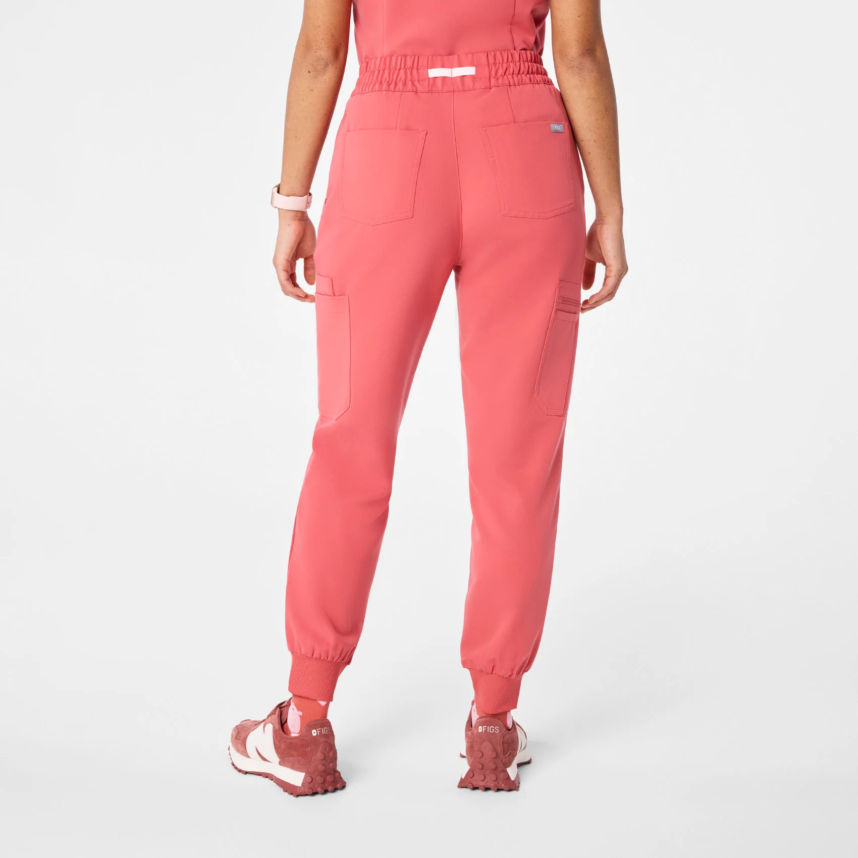women's Pulmonary Pink Uman Relaxed - Tall Jogger Scrub Pant