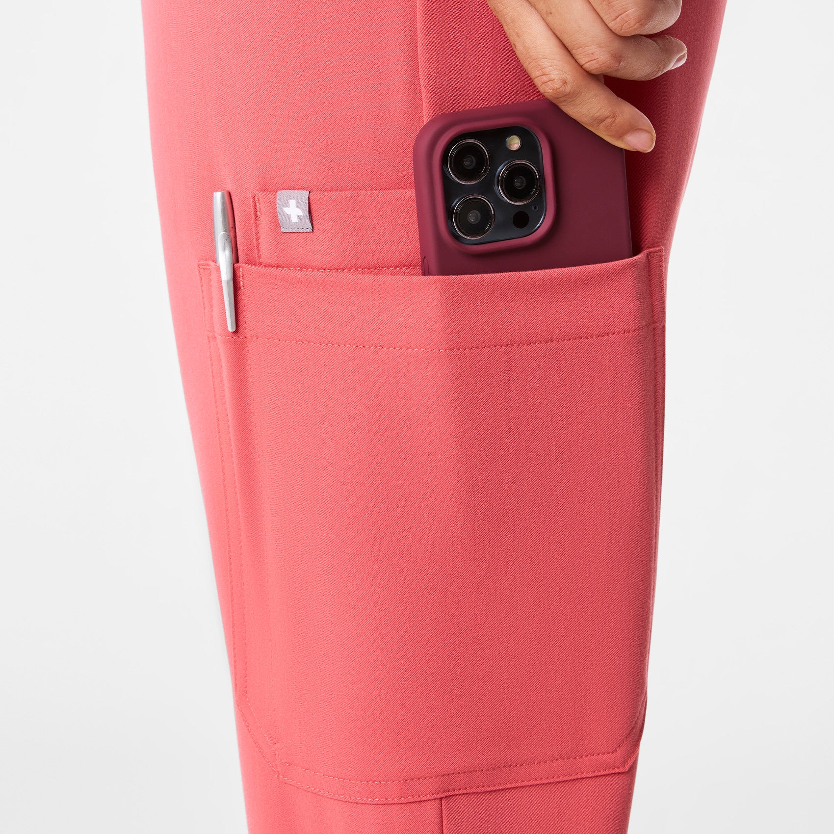 women's Pulmonary Pink Uman Relaxed - Tall Jogger Scrub Pant