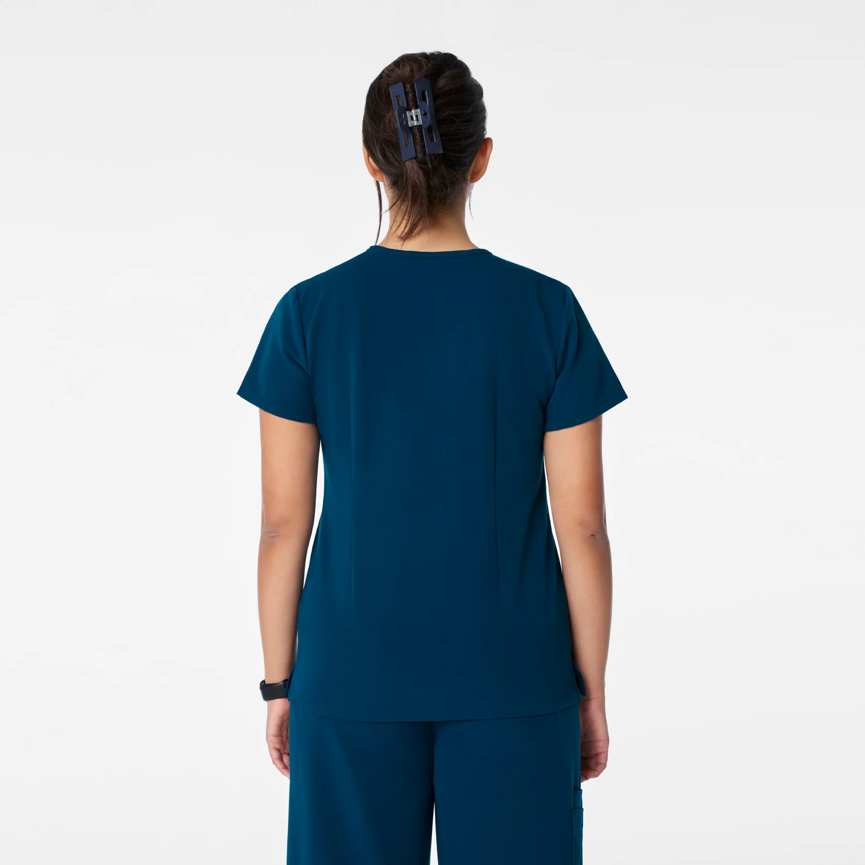 women's Deep Reef Catarina Petite - One-Pocket Scrub Top™