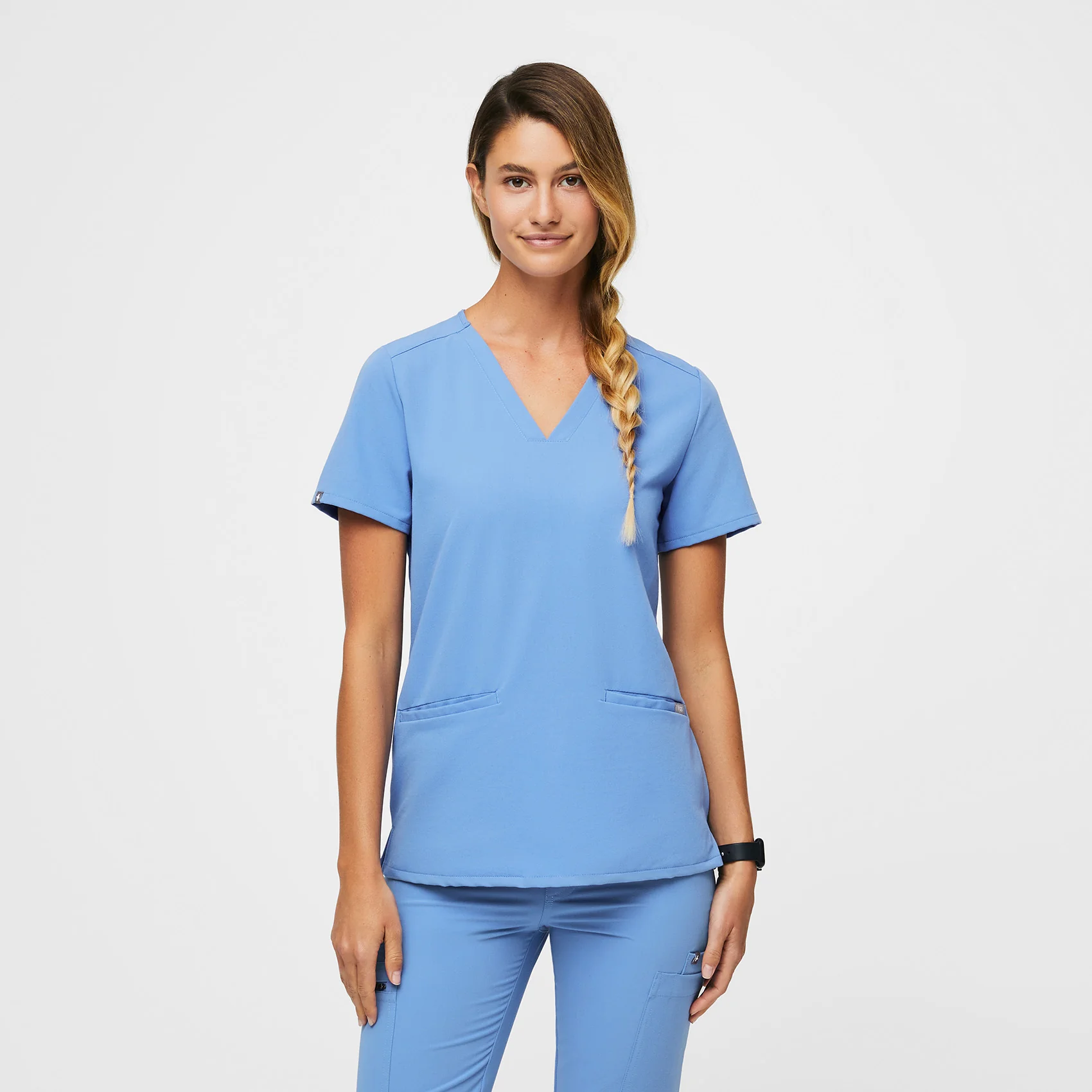 185-women-s-ceil-blue-casmatm-three-pocket-scrub-top-1.webp Women's Ceil Blue Casma™ - Three-Pocket Scrub Top